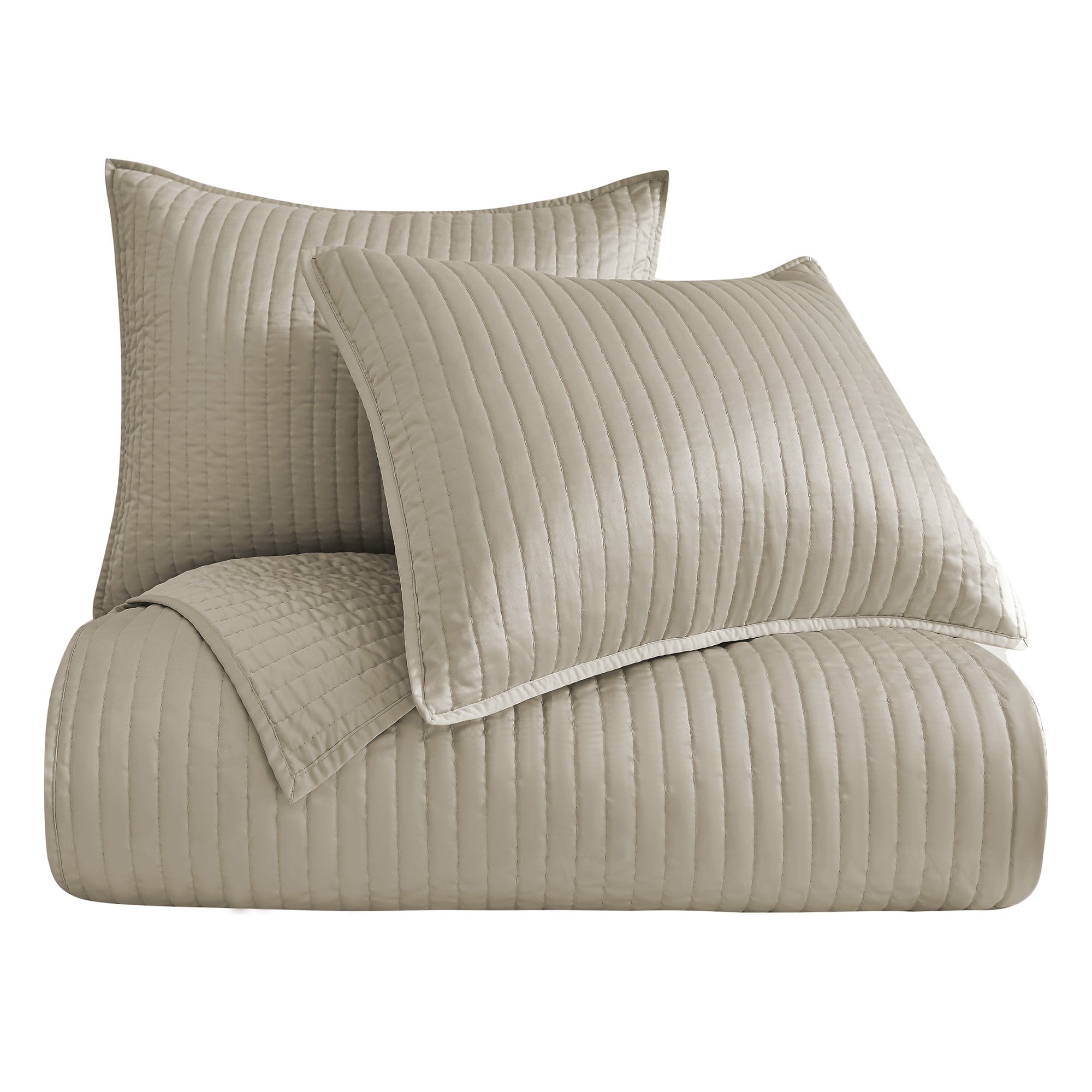Satin Channel Quilt Set