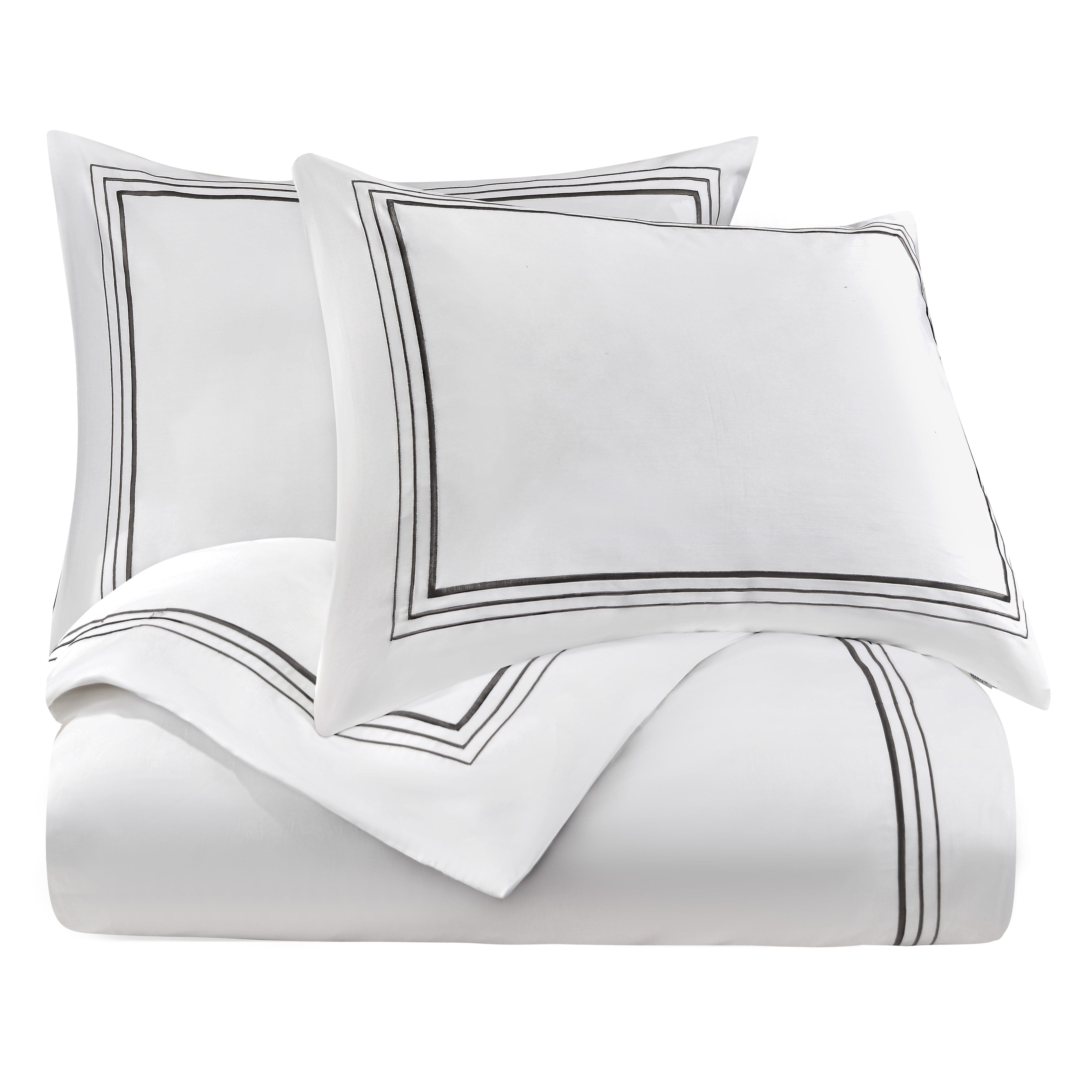 Border Embroidery Duvet Cover Set