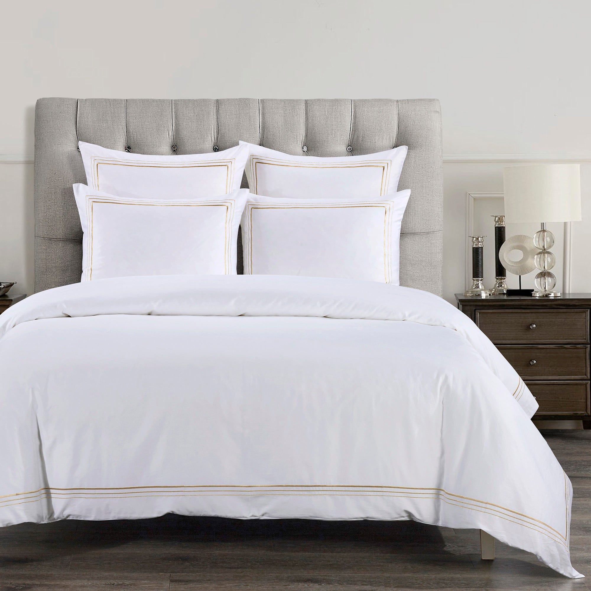 Border Embroidery Euro Sham