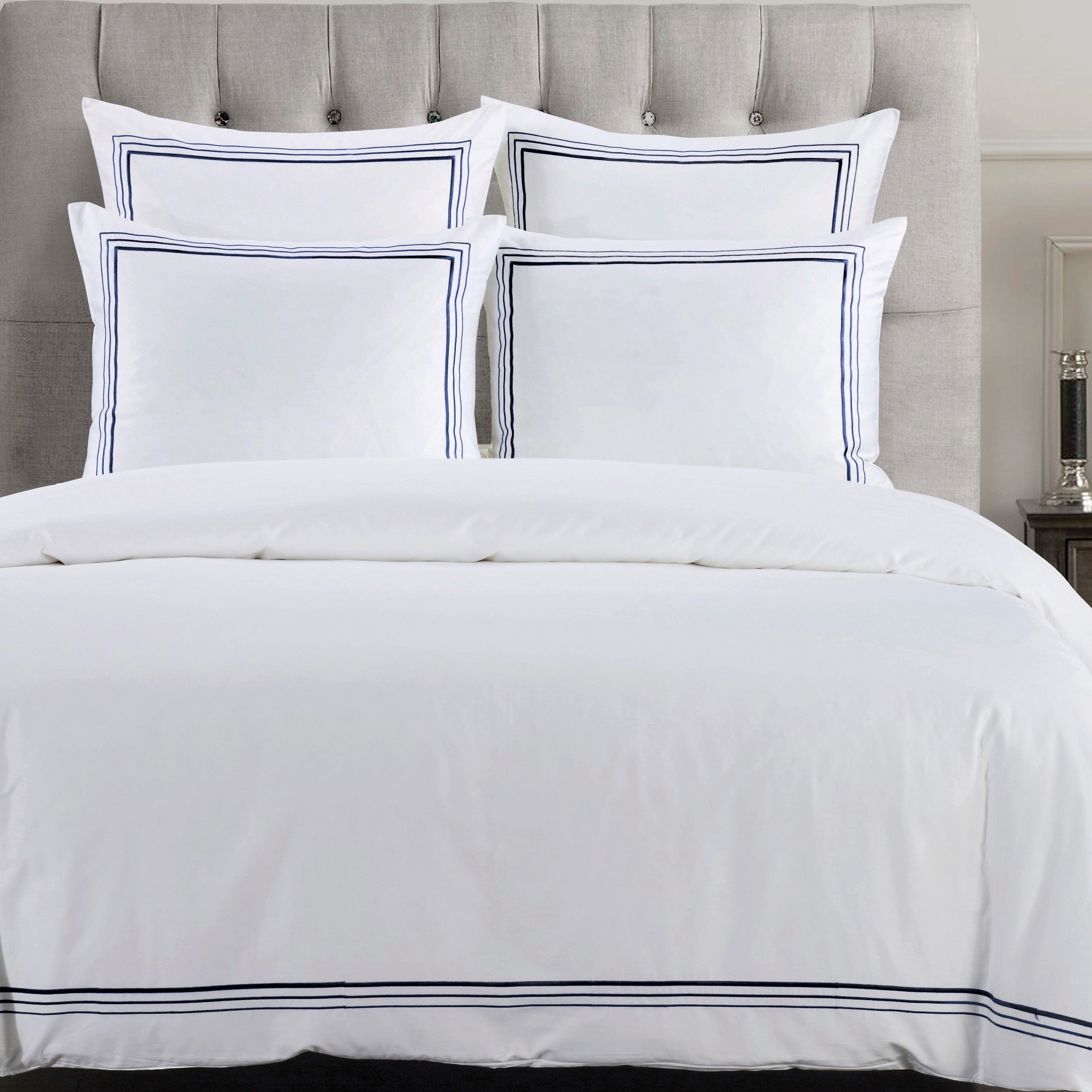 Border Embroidery Euro Sham