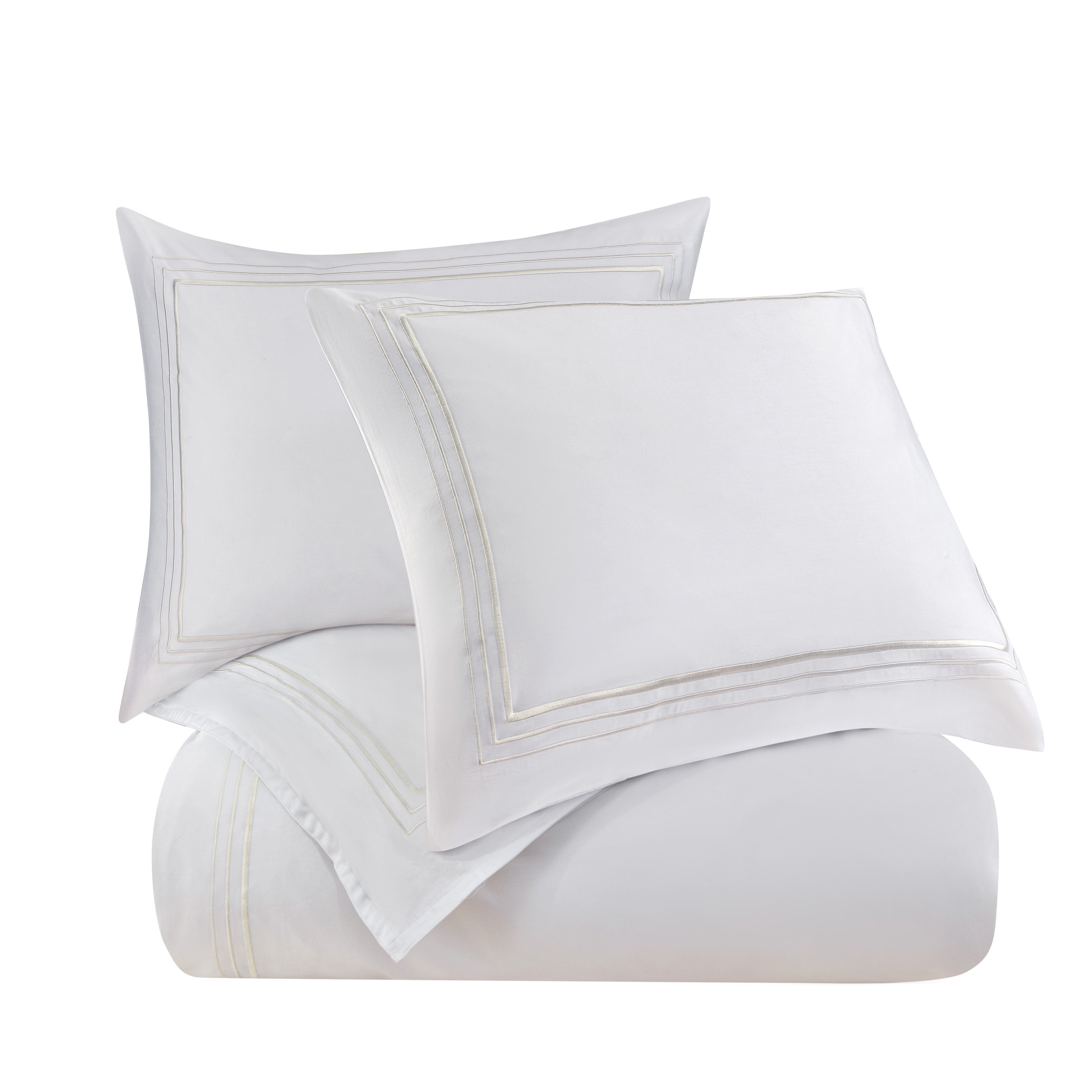 Border Embroidery Duvet Cover Set
