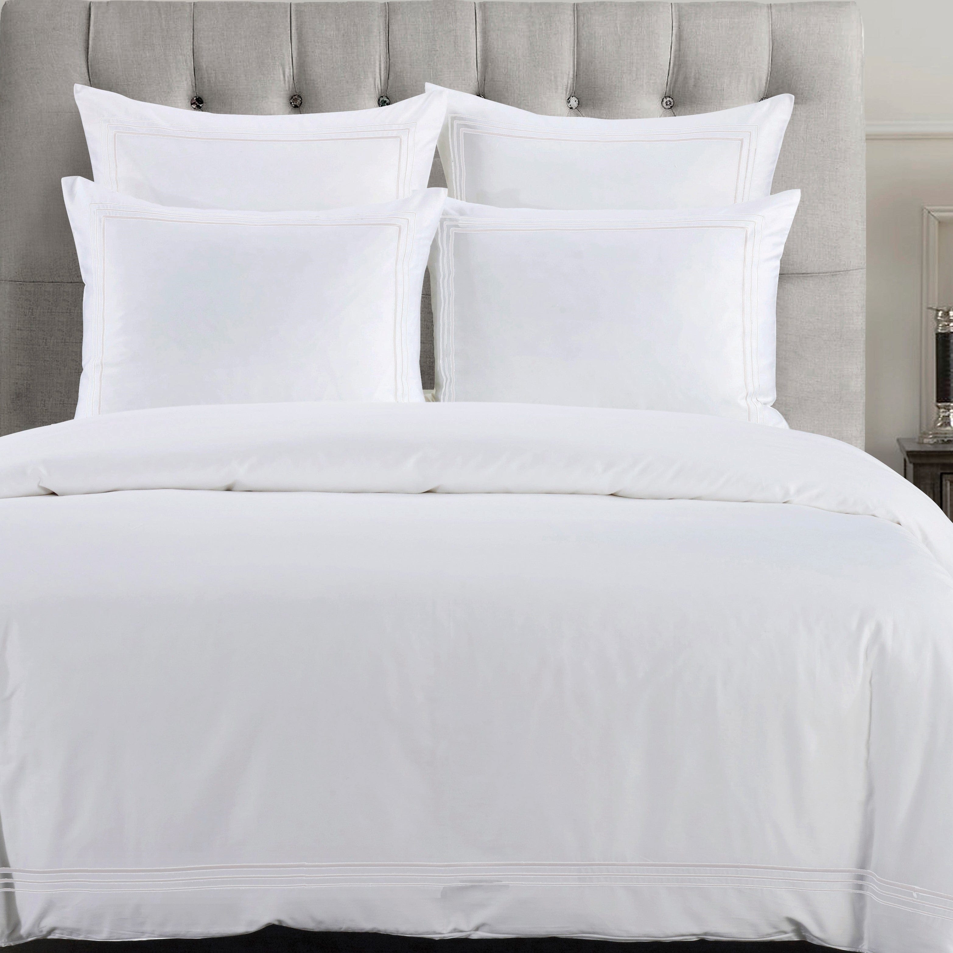 Border Embroidery Euro Sham
