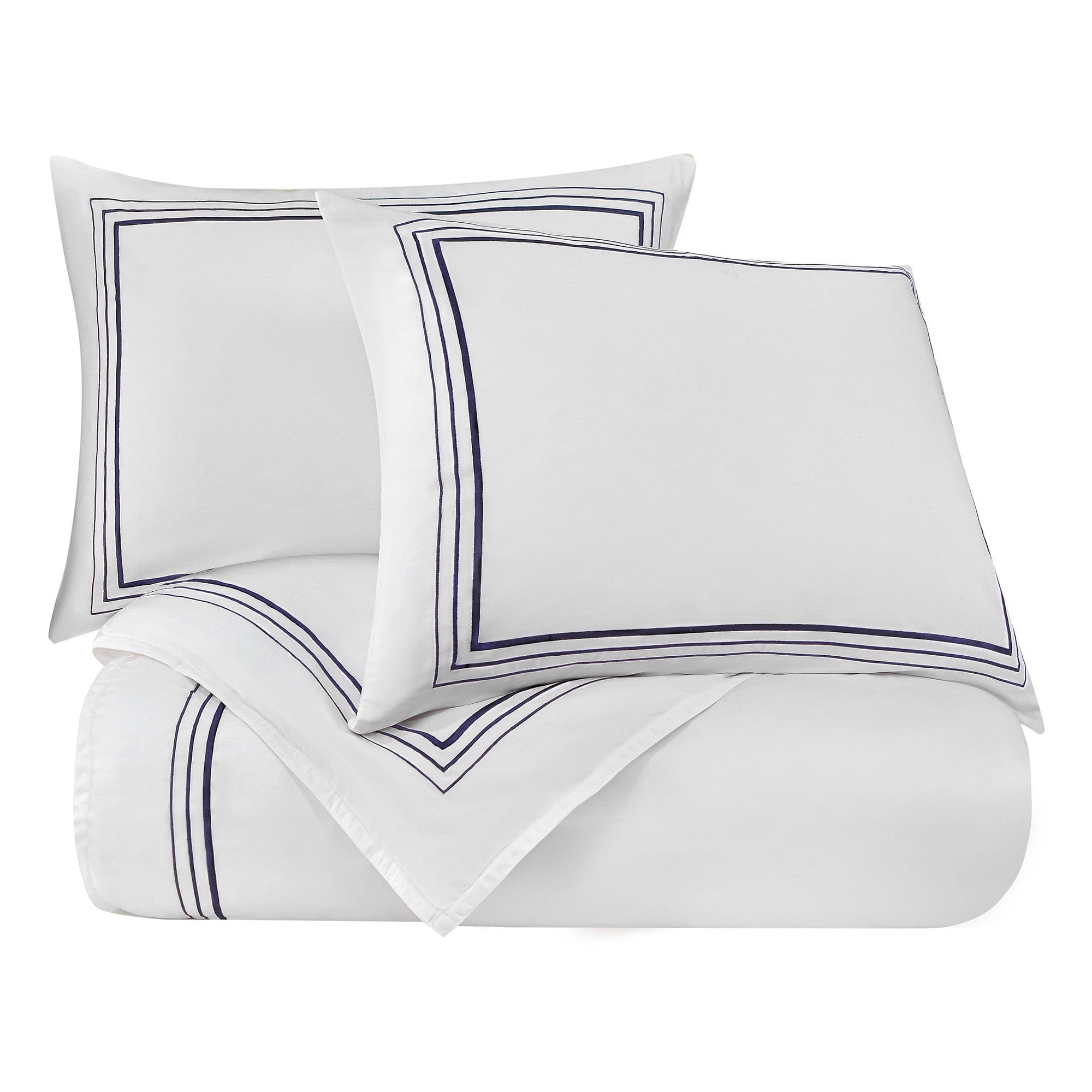 Border Embroidery Duvet Cover Set