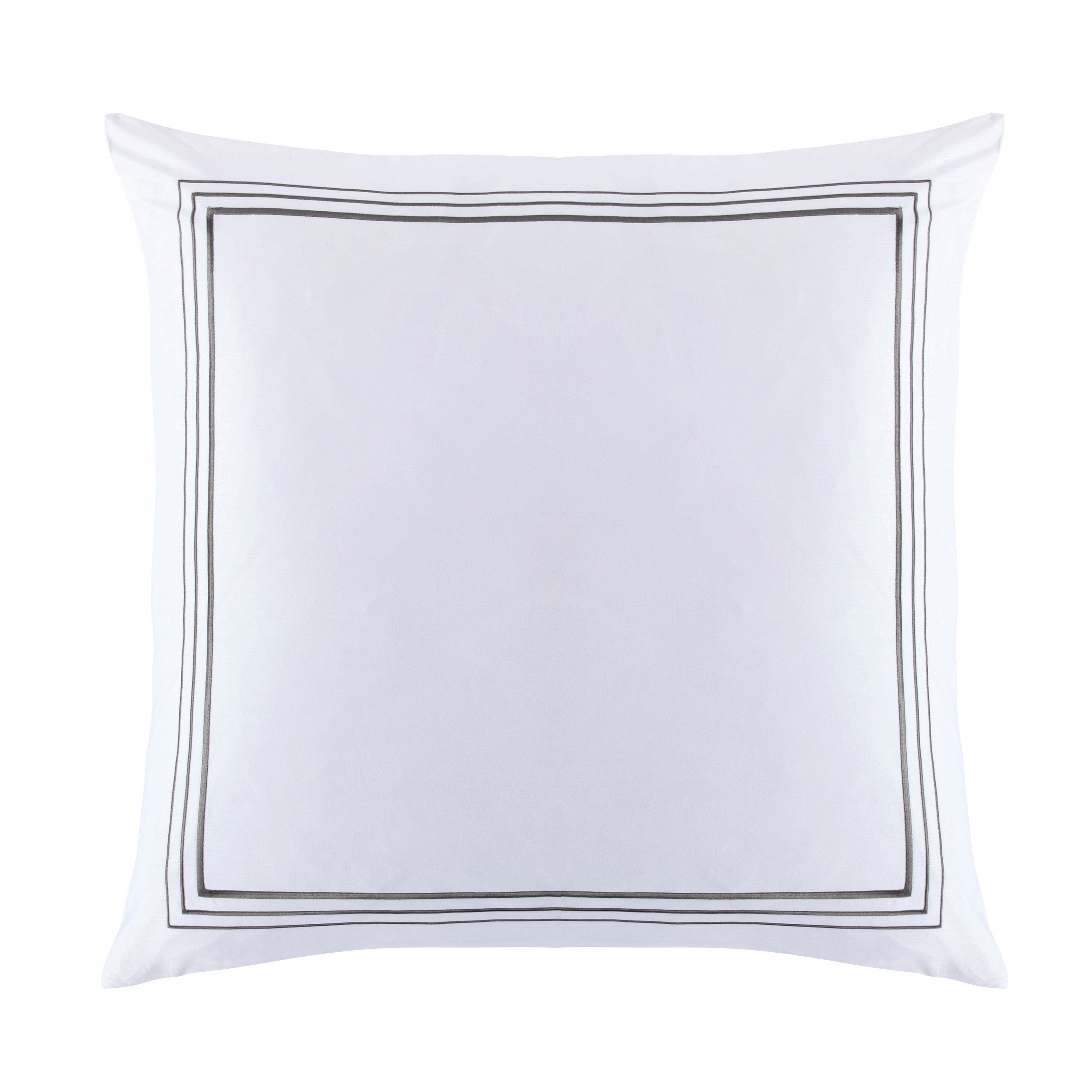Border Embroidery Euro Sham