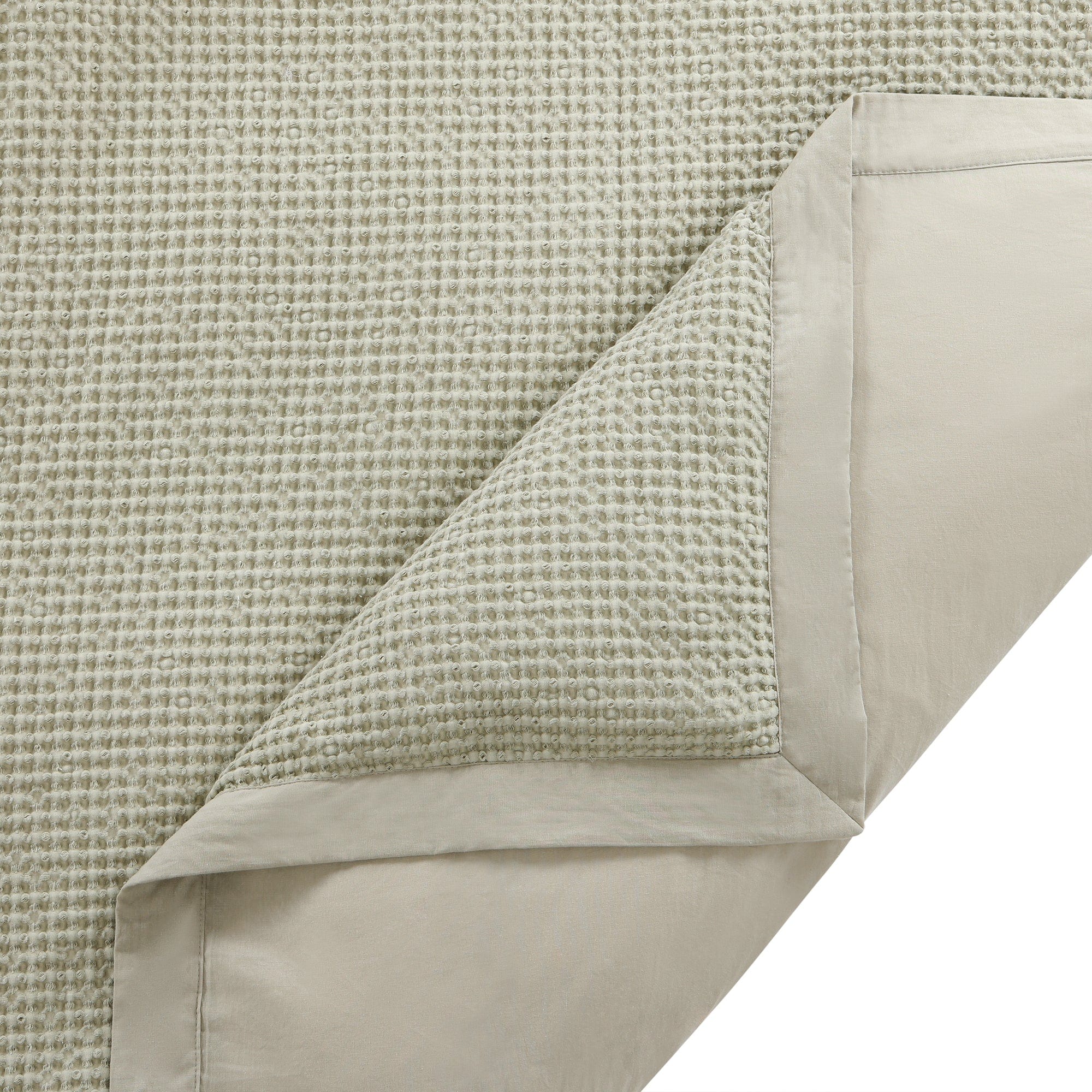Stonewashed Cotton Waffle Weave Duvet Cover Set