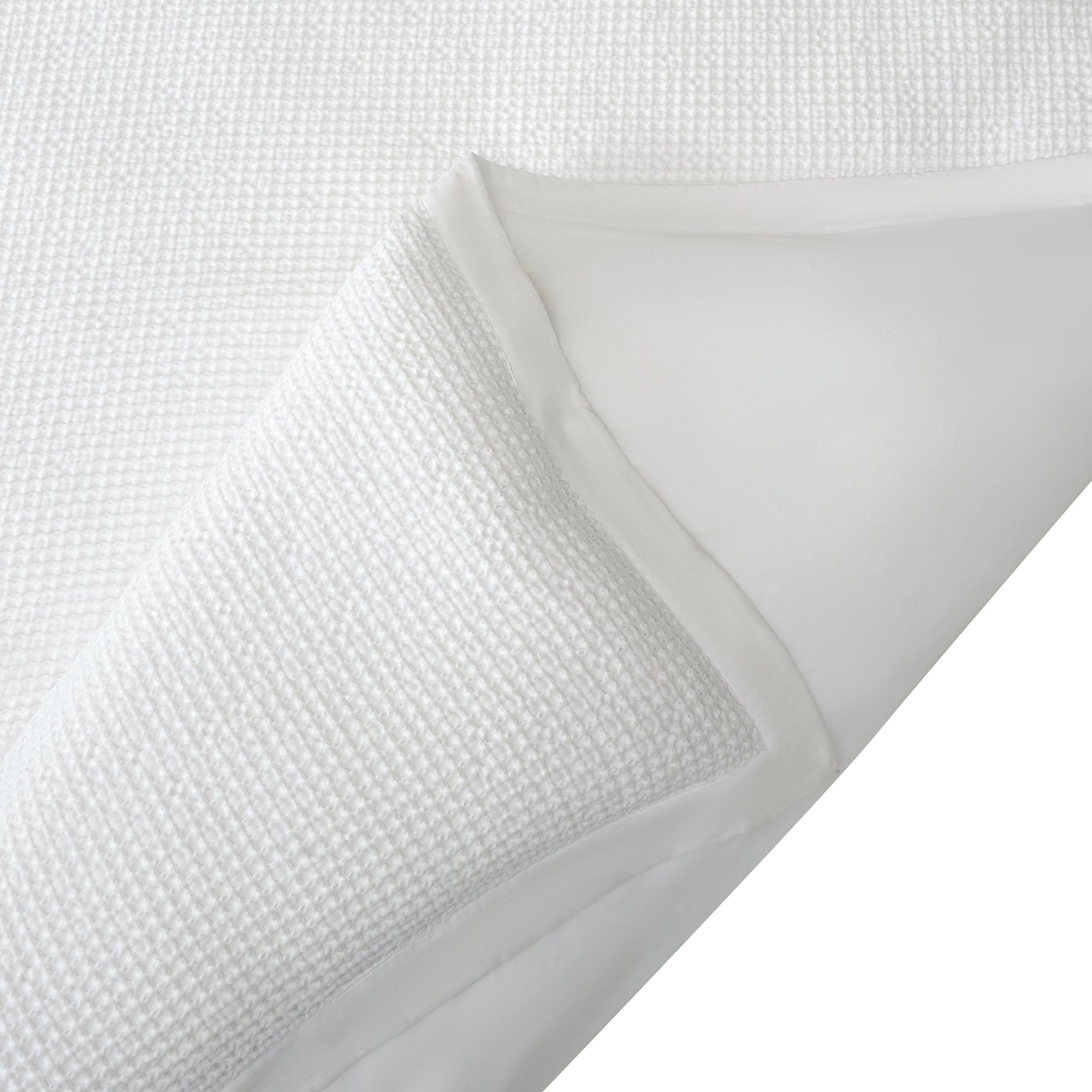 Stonewashed Cotton Waffle Weave Duvet Cover Set