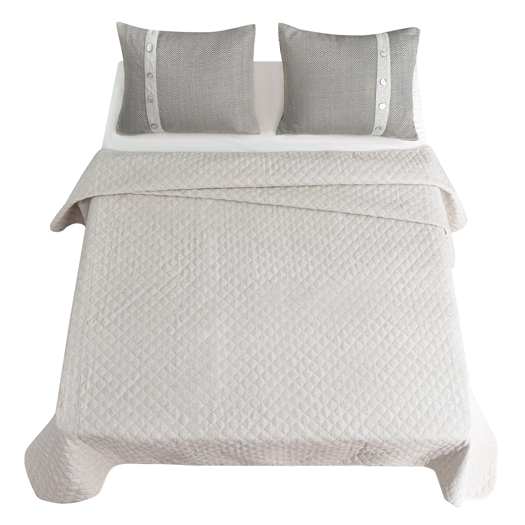 Fairfield Linen Coverlet Set