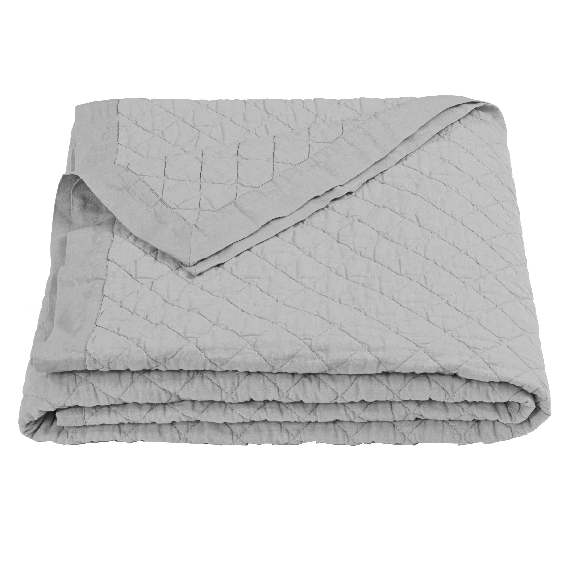 Linen Cotton Diamond Quilt Set