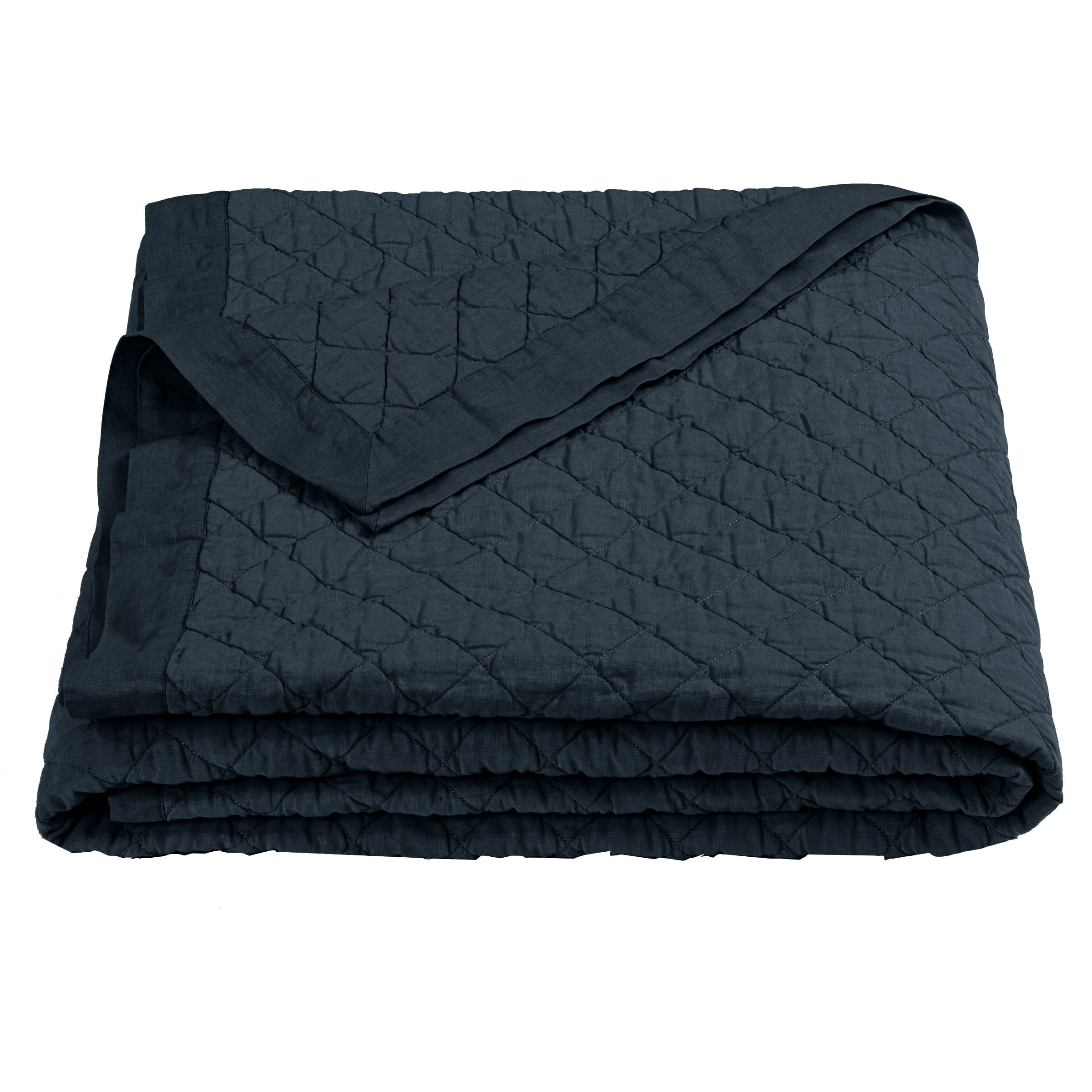 Linen Cotton Diamond Quilt Set