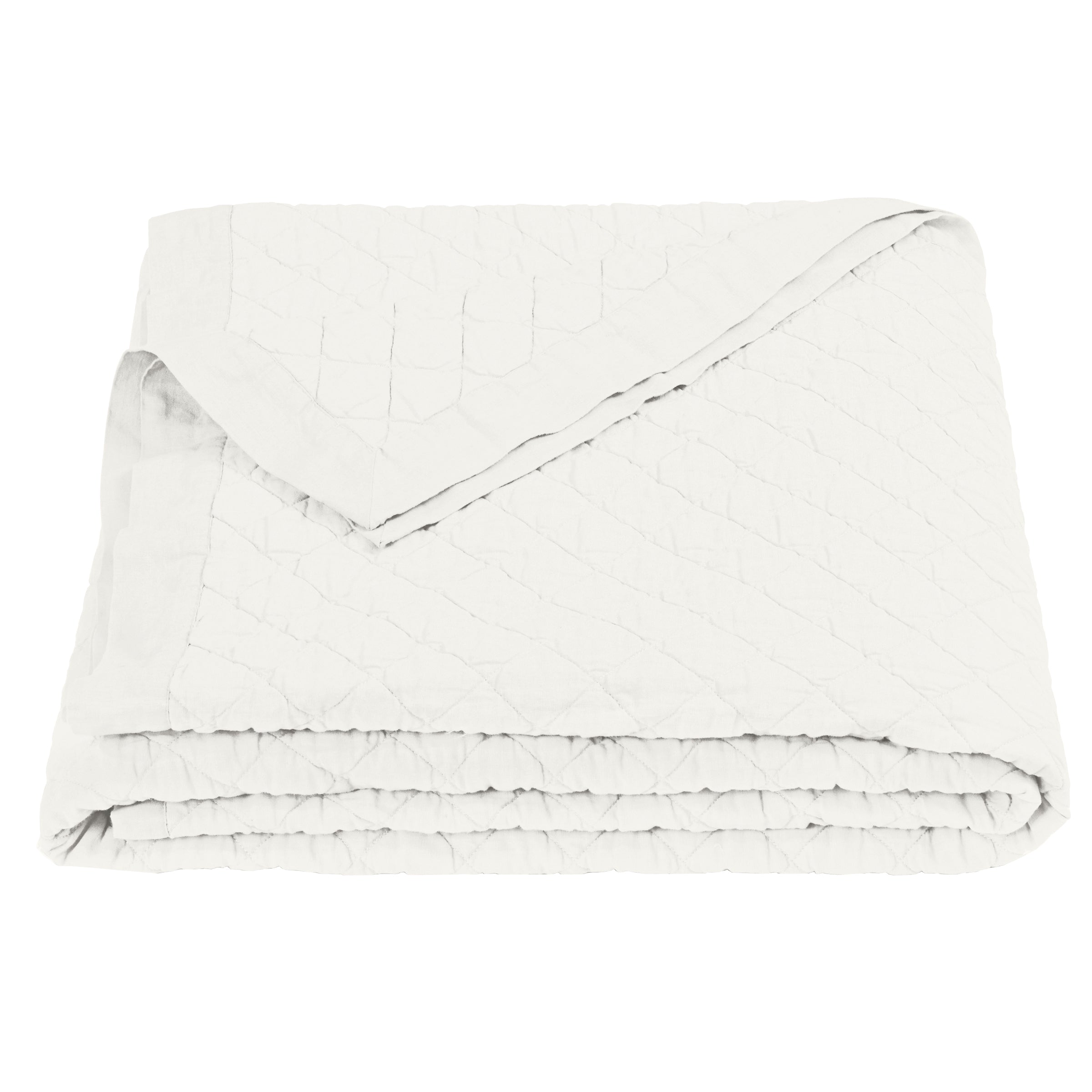Linen Cotton Diamond Quilt Set