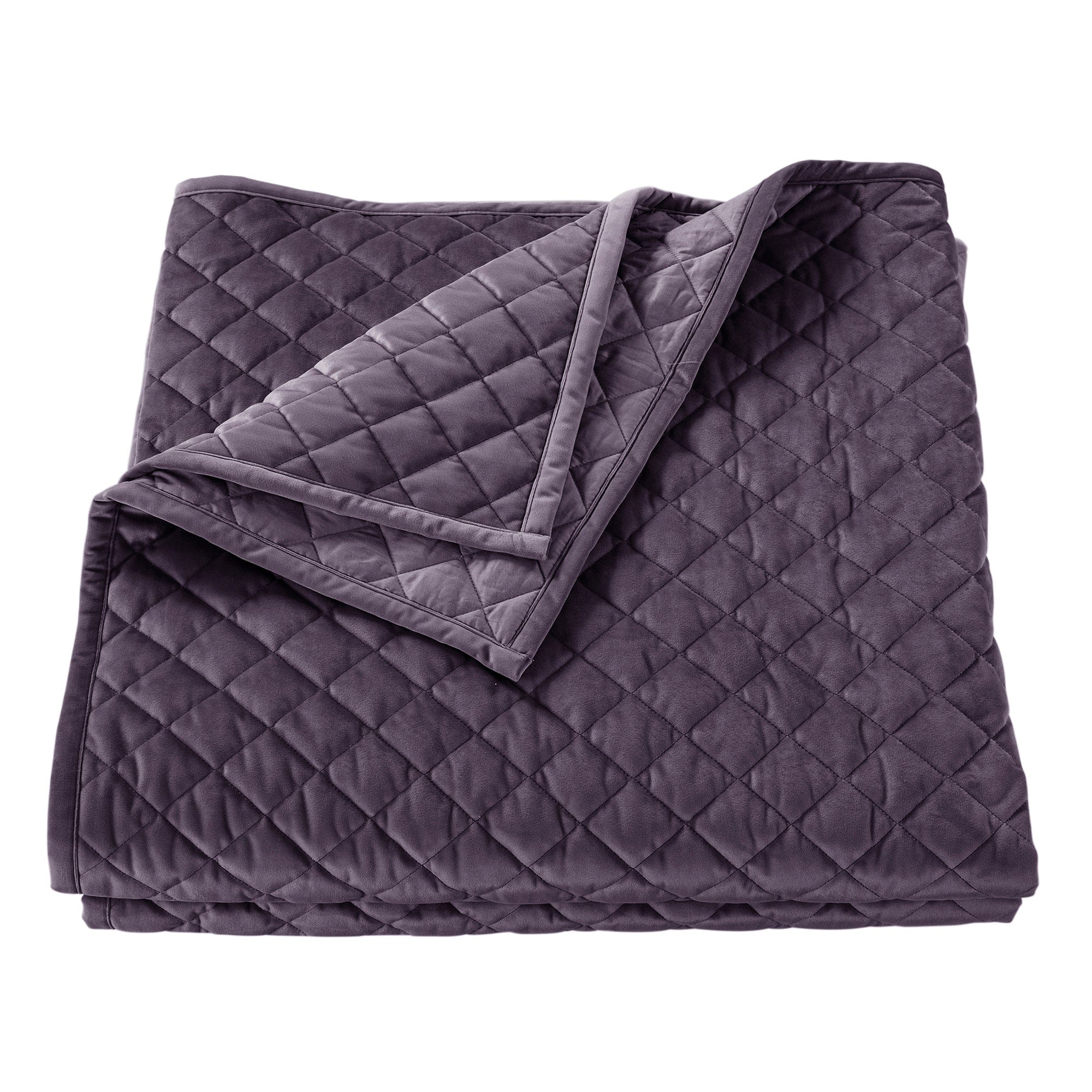 Velvet Diamond Quilt Set