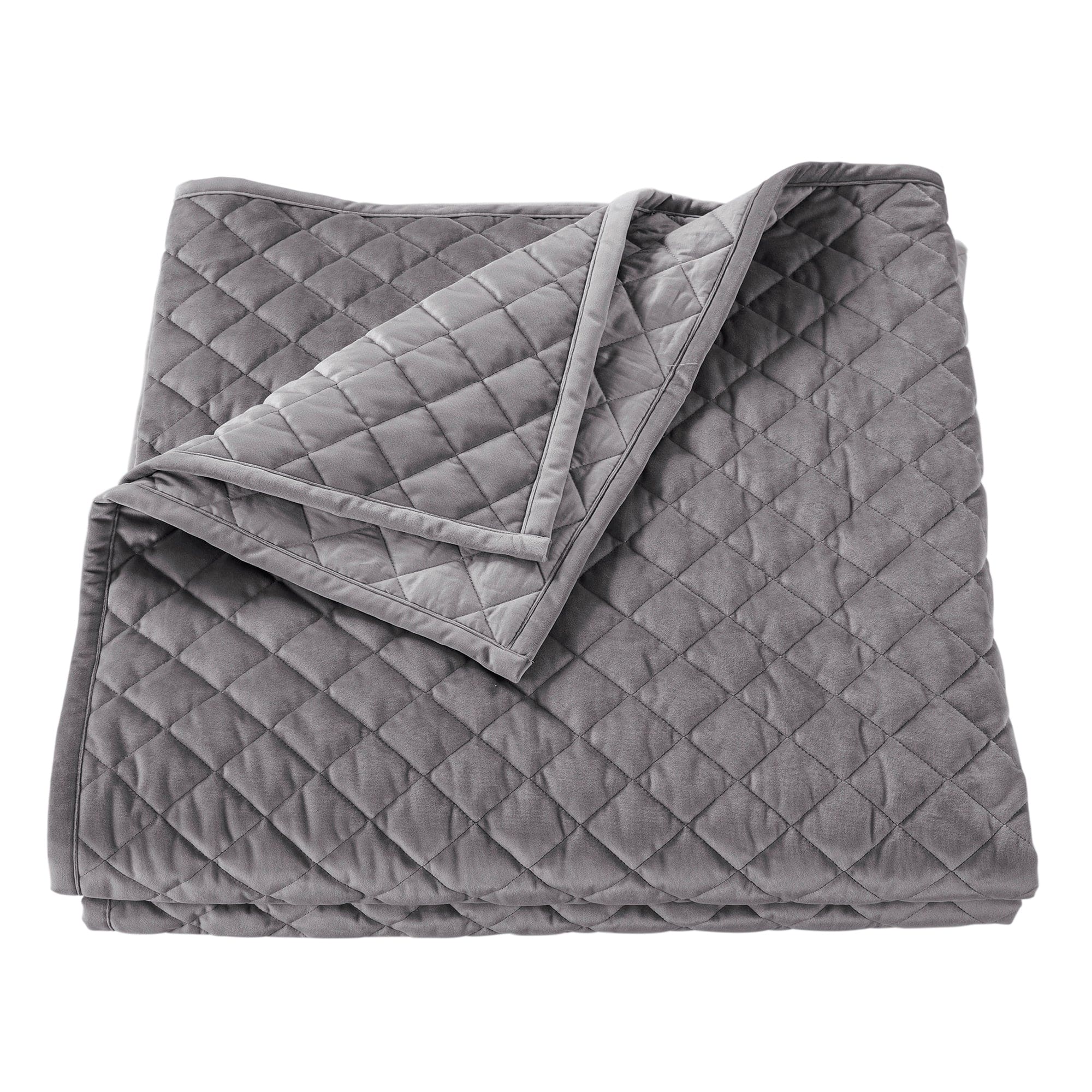 Velvet Diamond Quilt Set