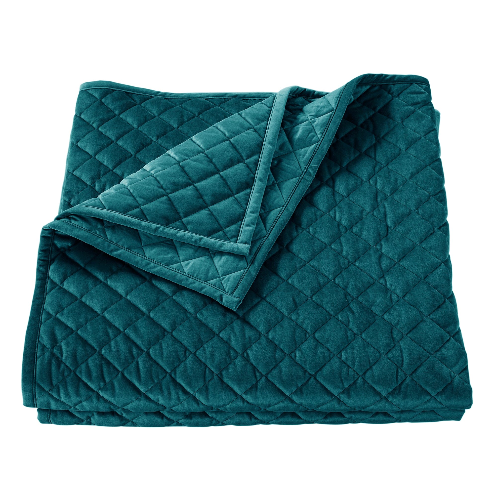 Velvet Diamond Quilt Set