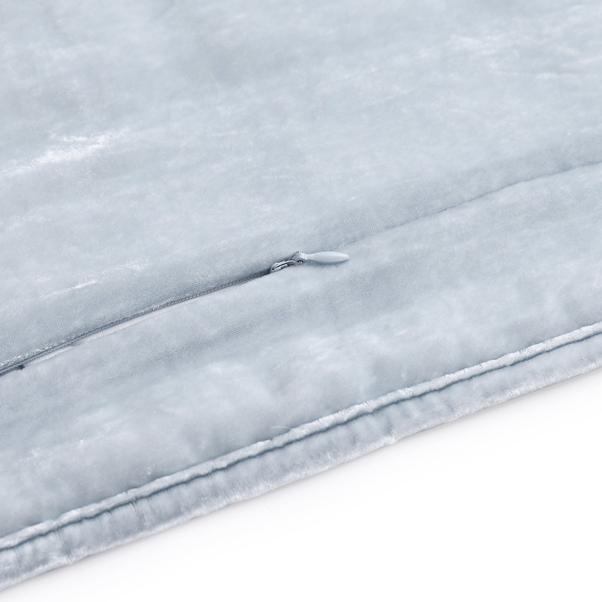 Stella Faux Silk Velvet Double Box Stitch Quilt Set