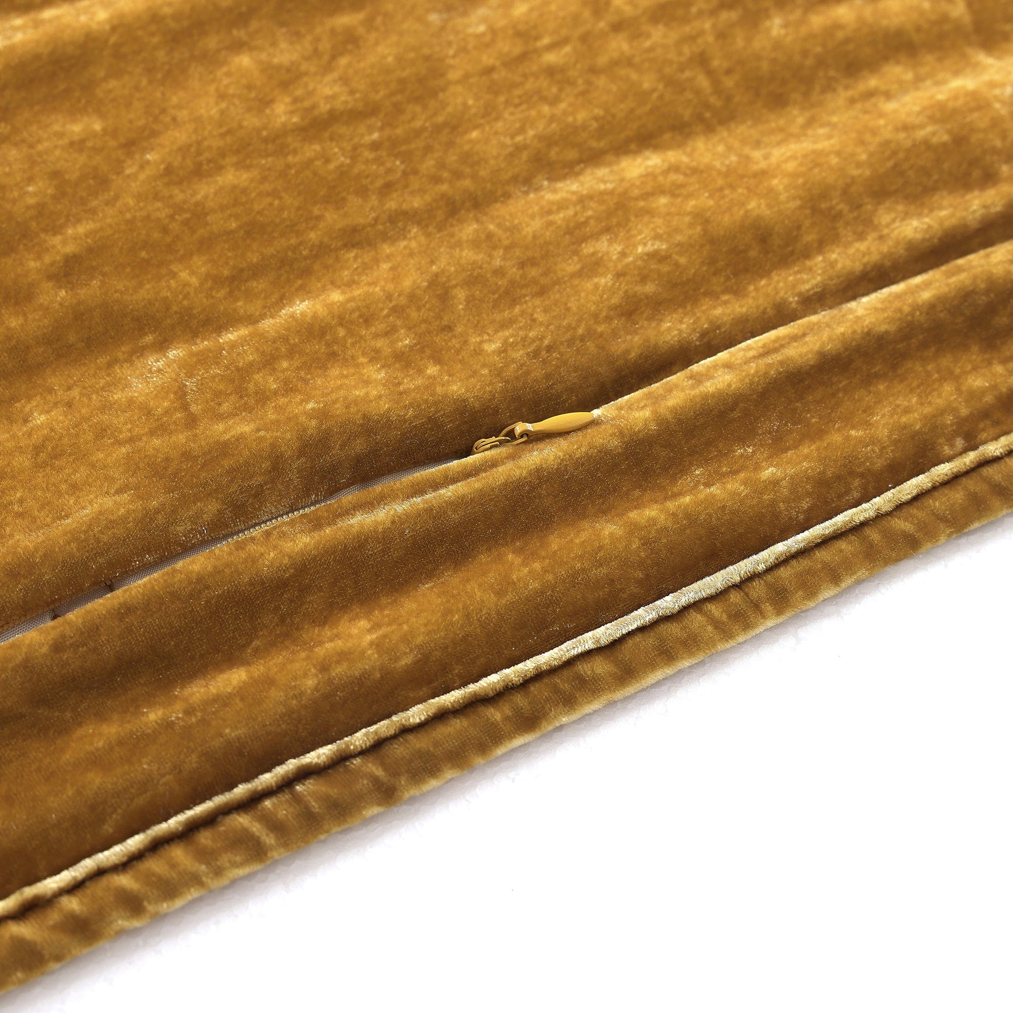 Stella Faux Silk Velvet Double Box Stitch Quilt Set