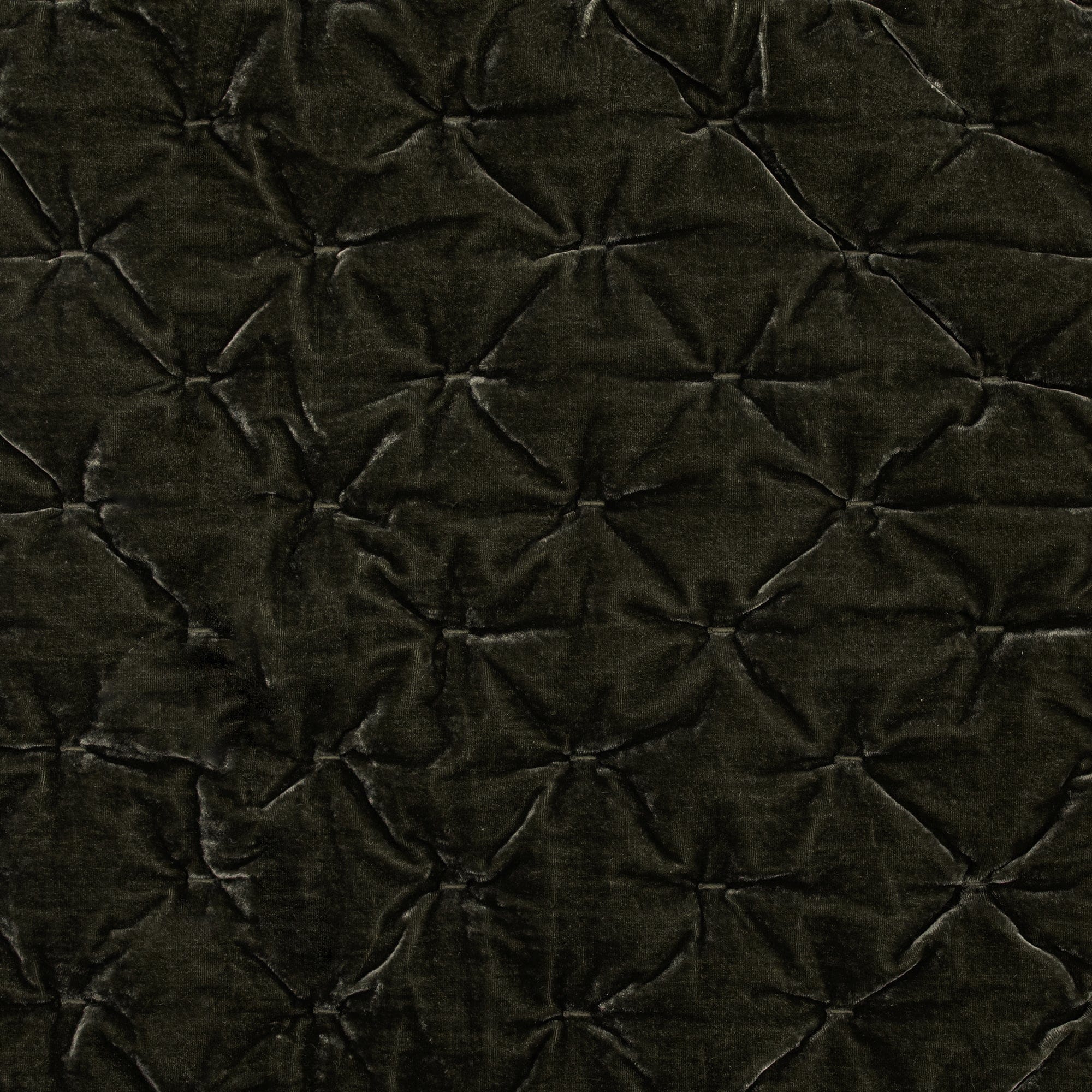 Stella Faux Silk Velvet Pintuck Quilt Set