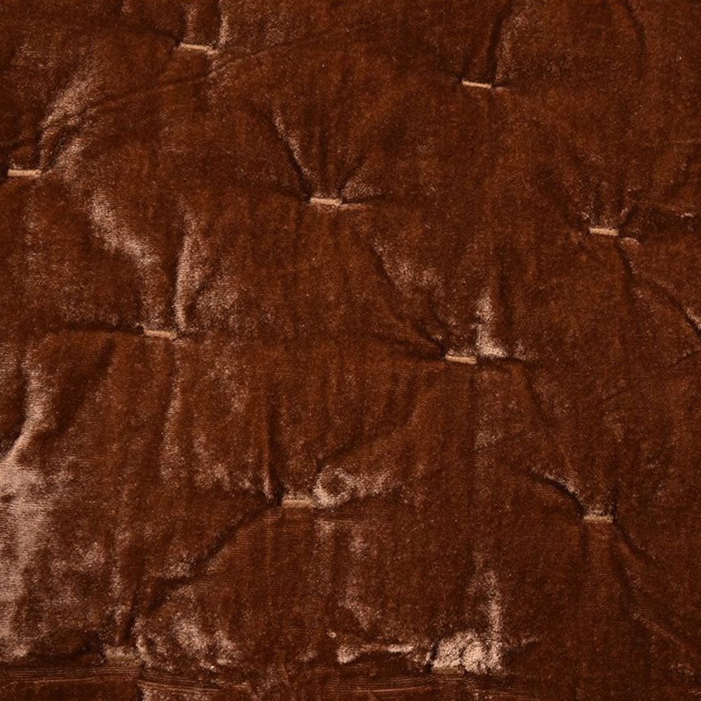 Stella Faux Silk Velvet Pintuck Quilt Set