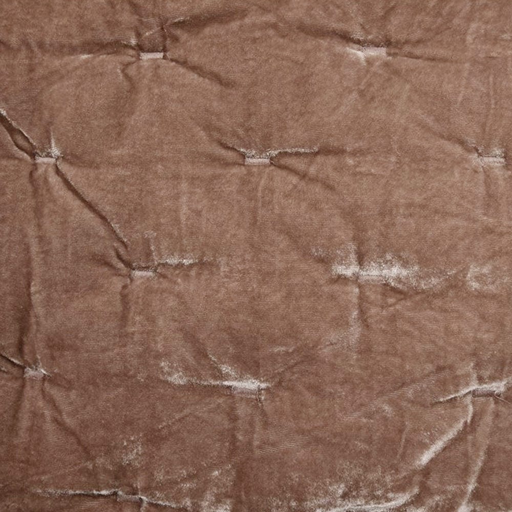 Stella Faux Silk Velvet Pintuck Quilt Set