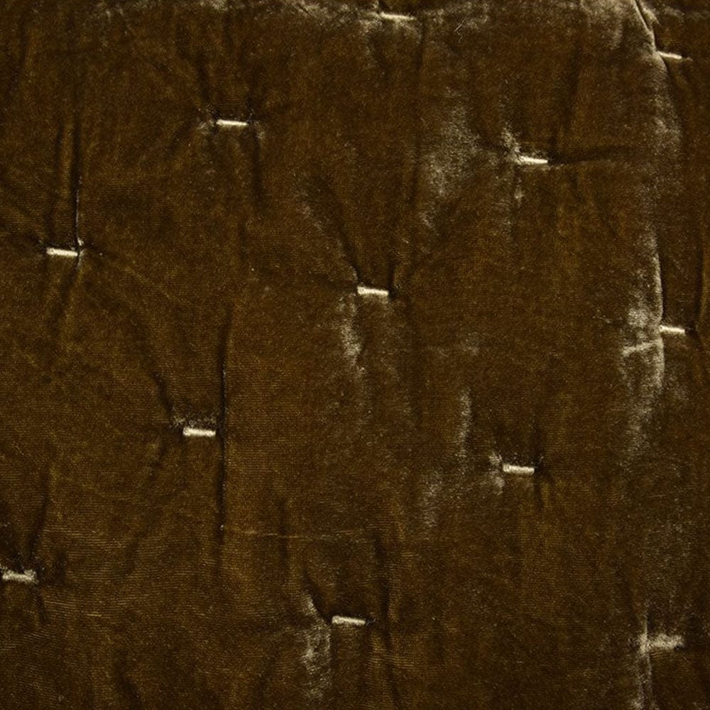 Stella Faux Silk Velvet Pintuck Quilt Set