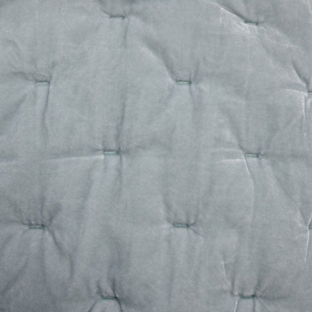 Stella Faux Silk Velvet Pintuck Quilt Set