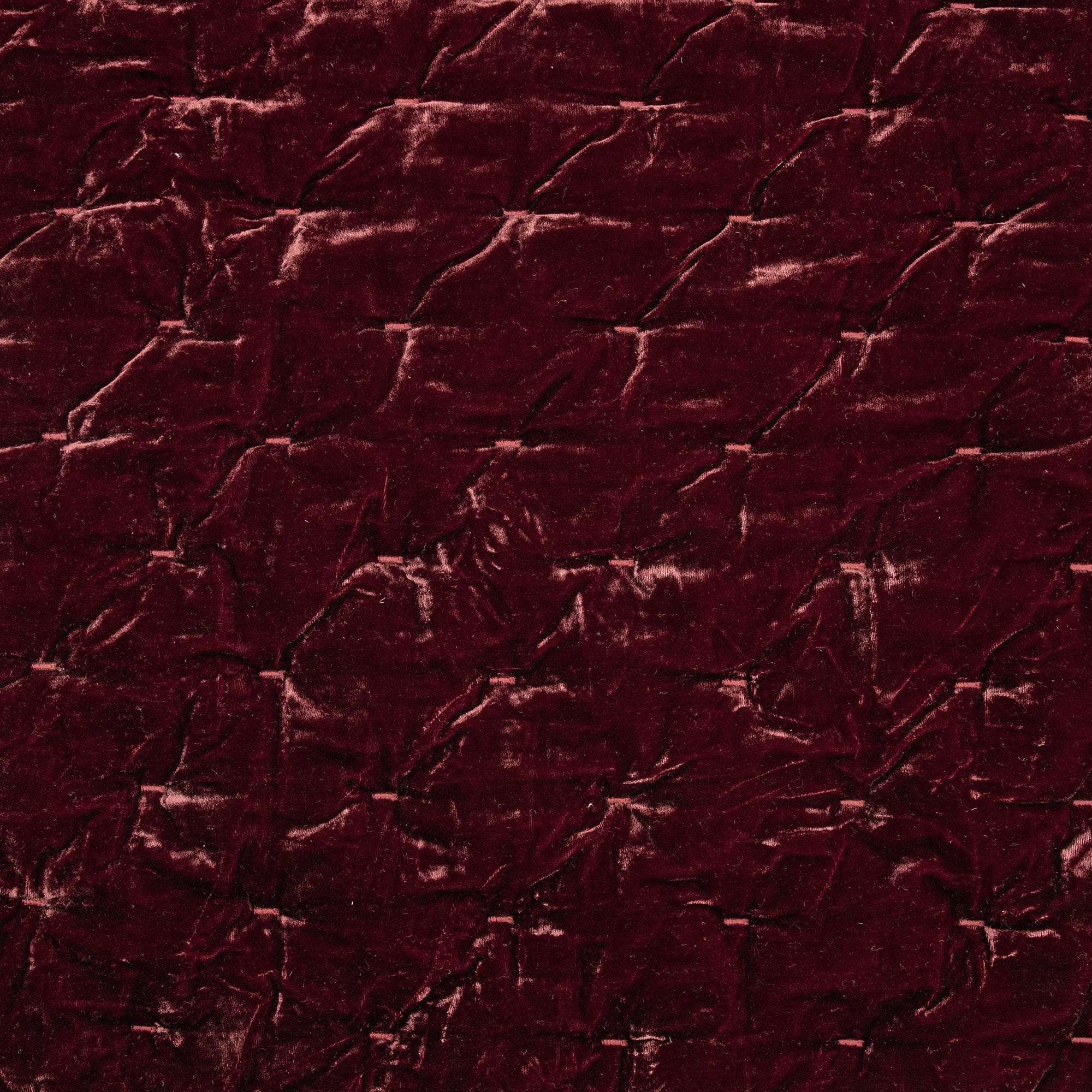 Stella Faux Silk Velvet Pintuck Quilt Set