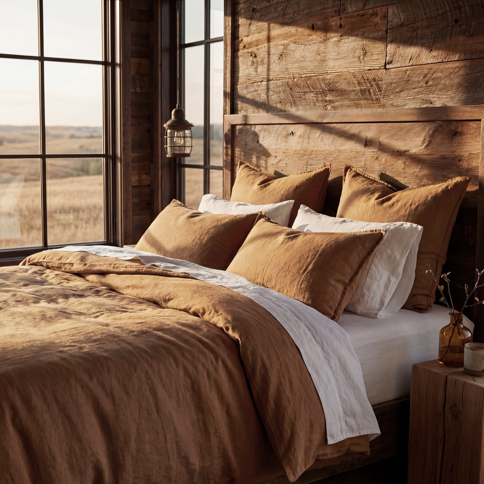 100% French Flax Linen Duvet Cover Set