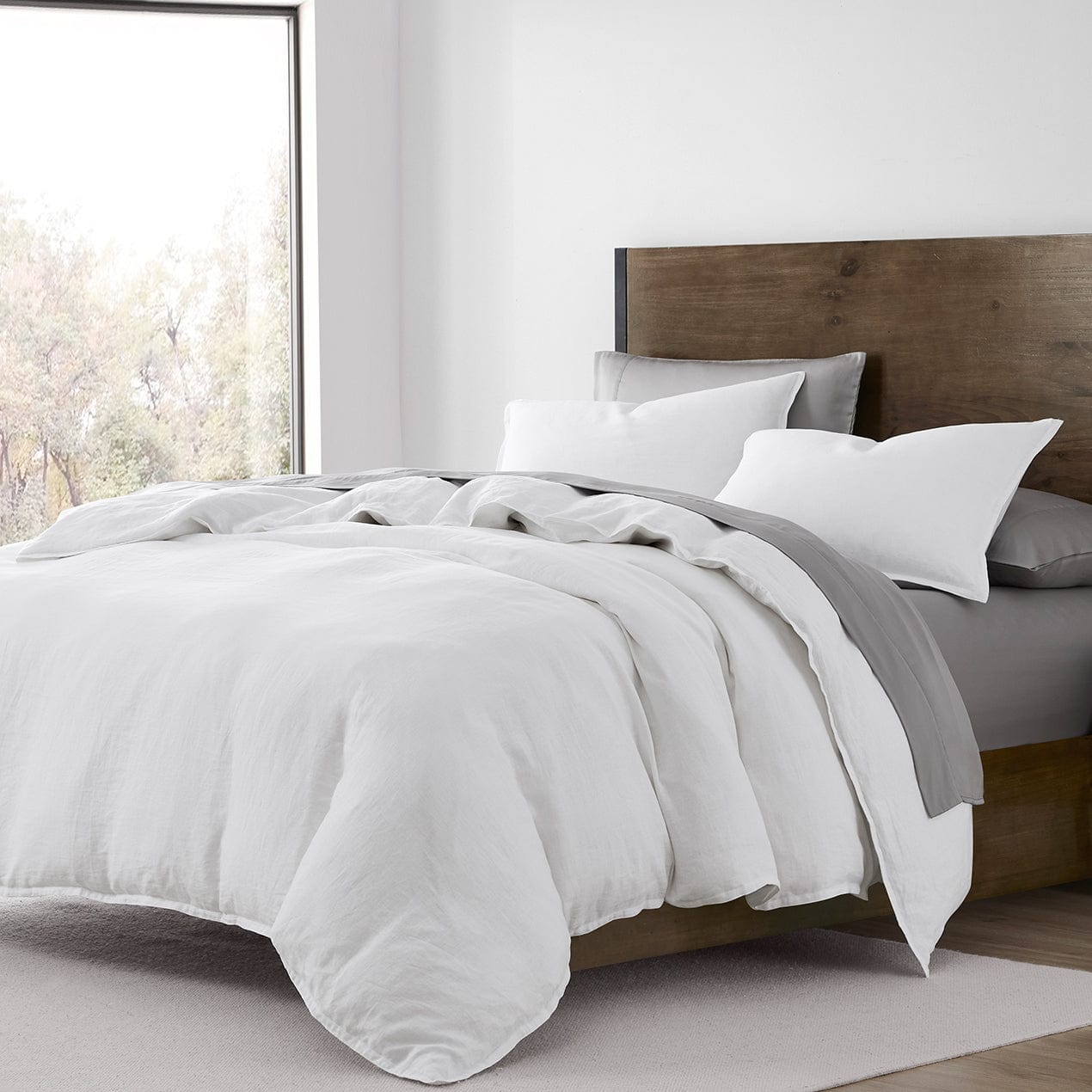 100% French Flax Linen Duvet Cover Set