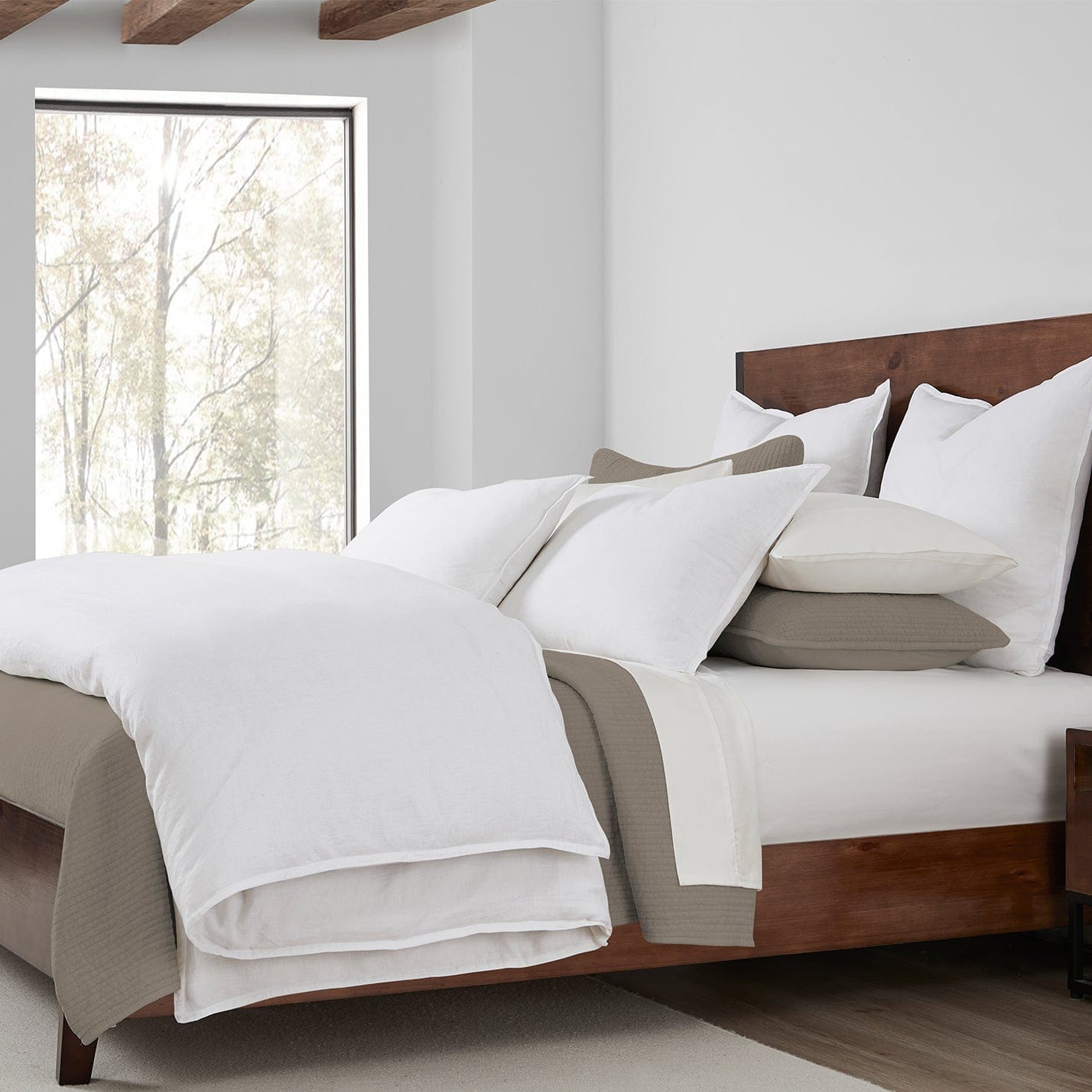 100% French Flax Linen Euro Sham