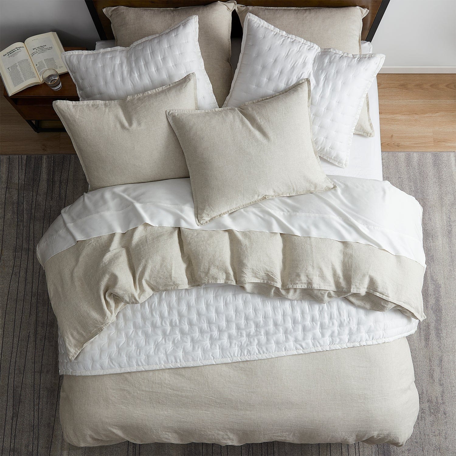 100% French Flax Linen Duvet Cover Set
