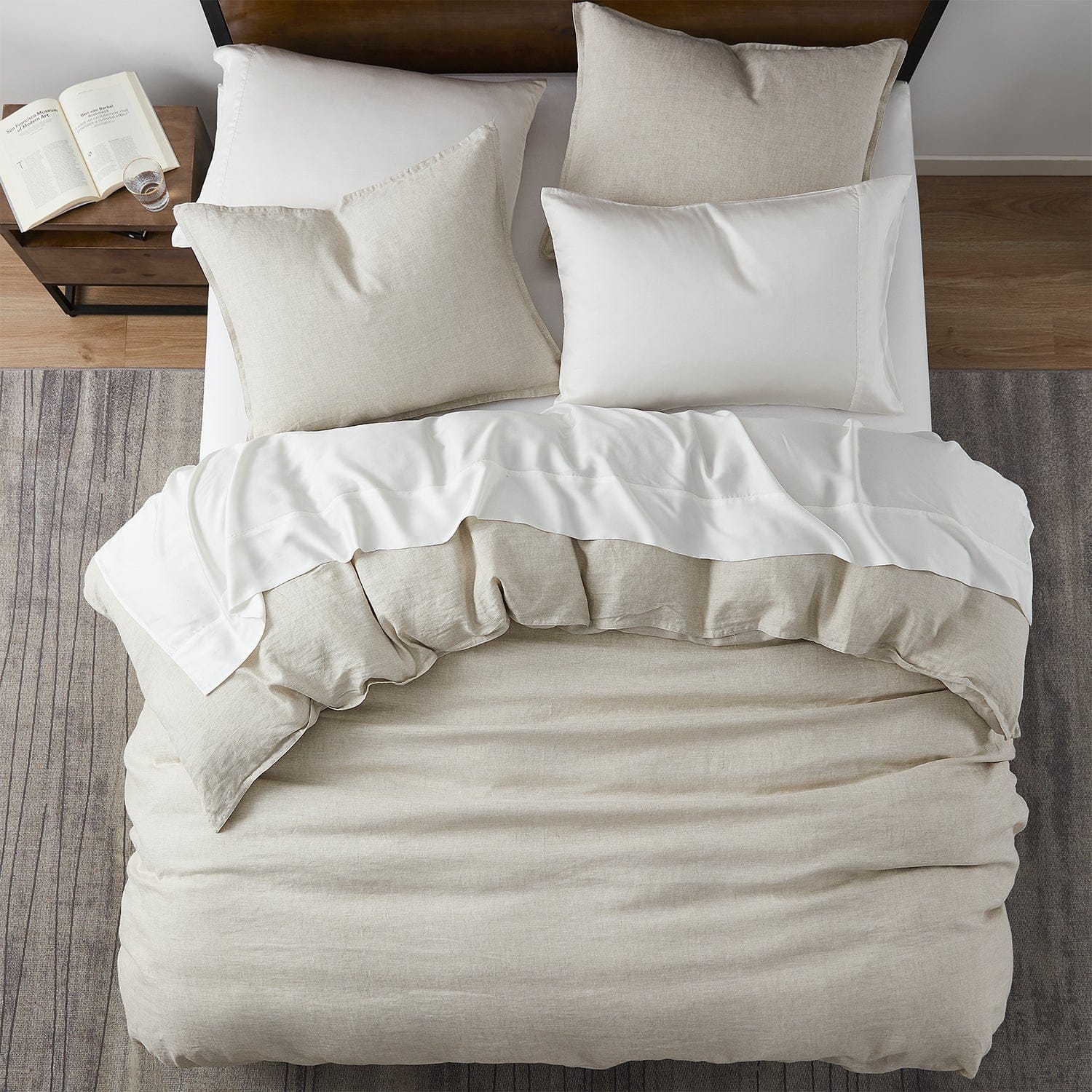 100% French Flax Linen Euro Sham