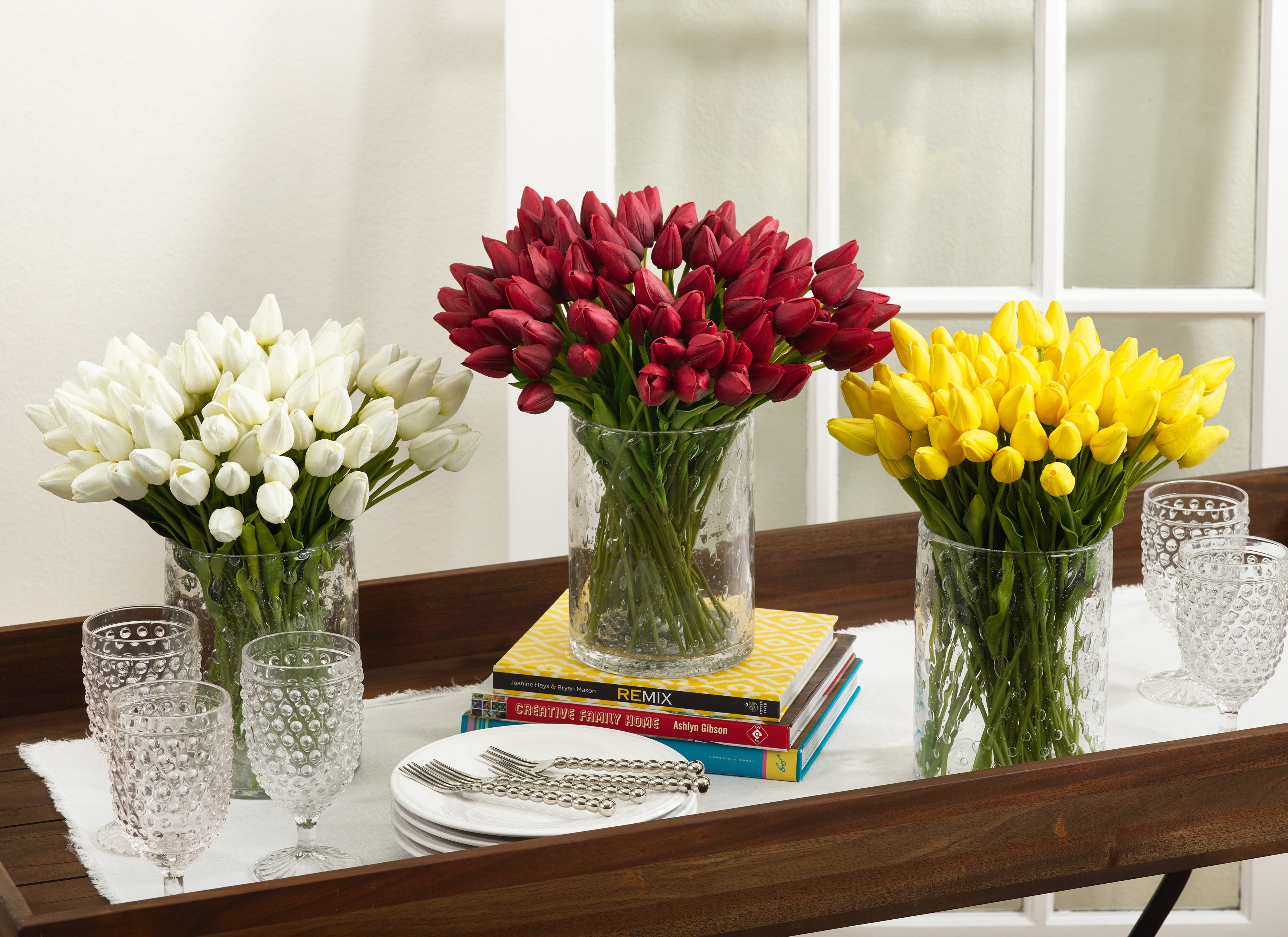 Petite Tulip 9-Piece Bunch, Set of 12