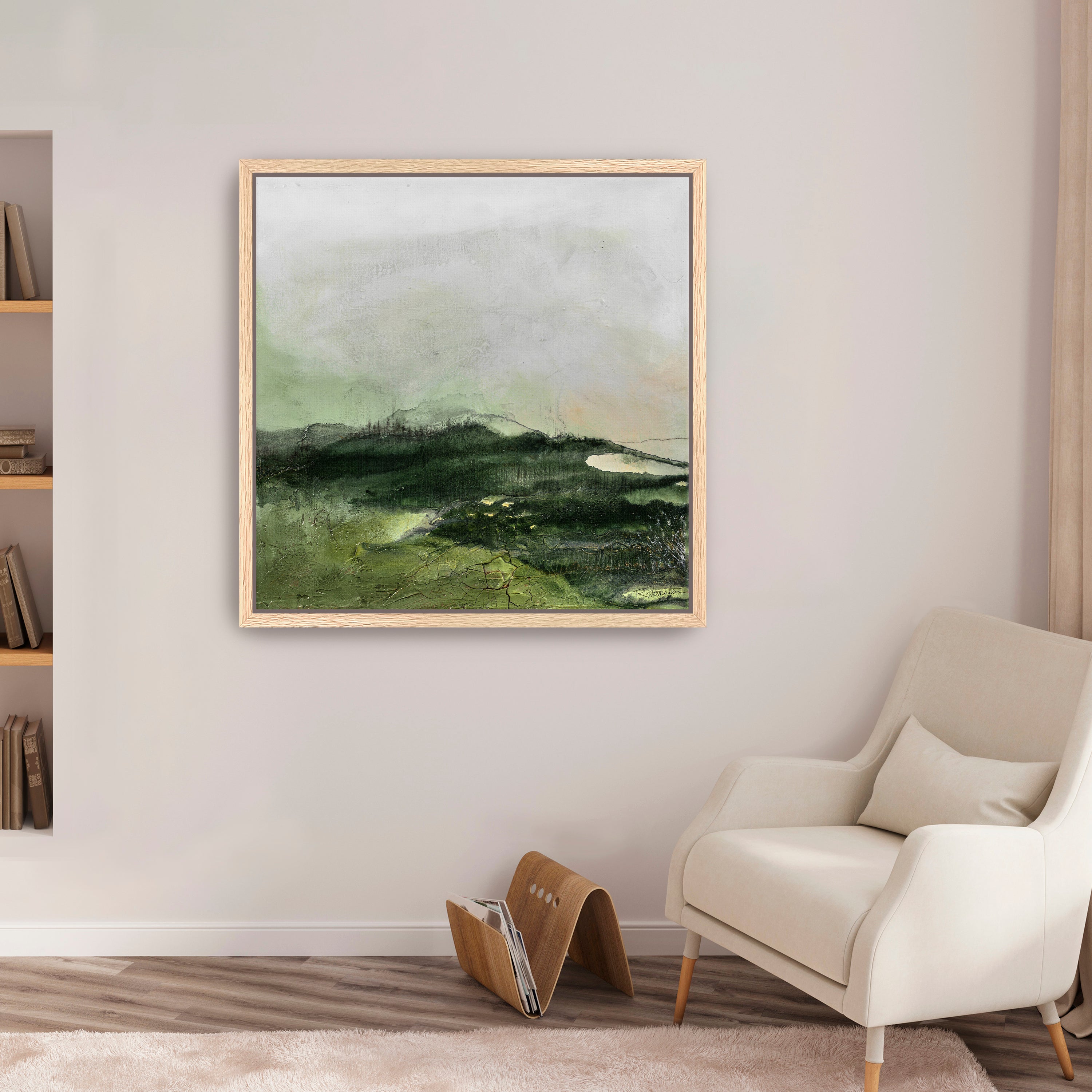 Distant Pines Canvas Giclee