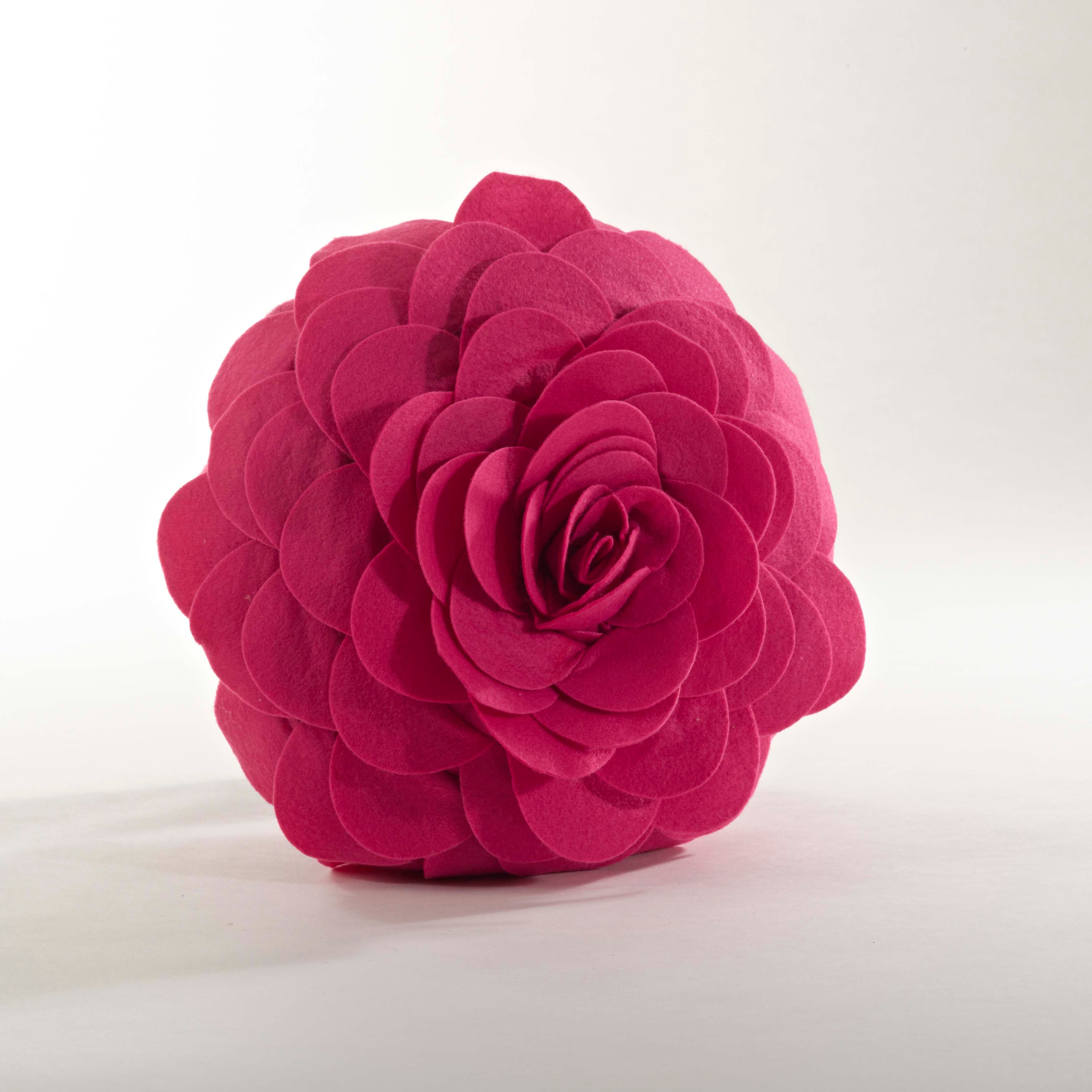 Flower Design Throw Pillow