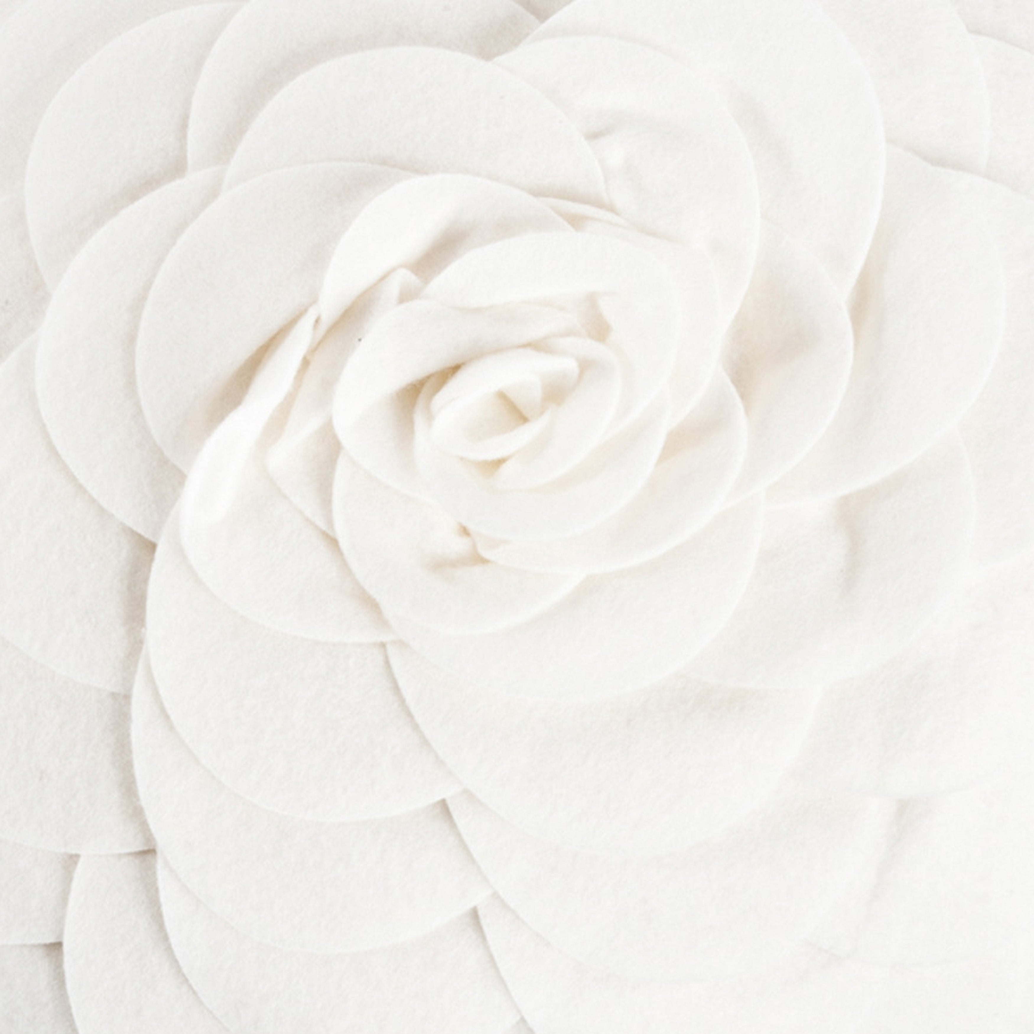 Flower Design Throw Pillow