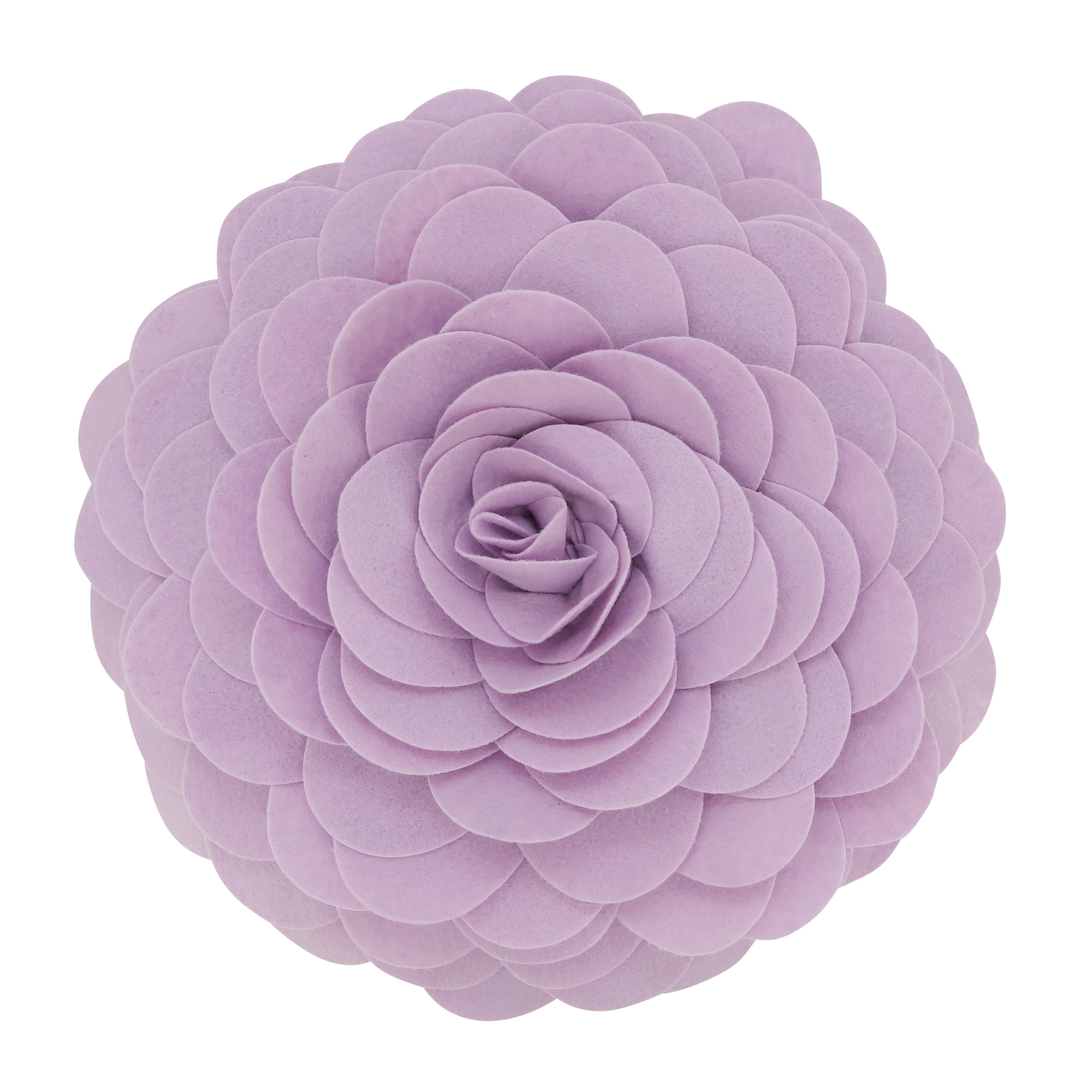 Flower Design Throw Pillow