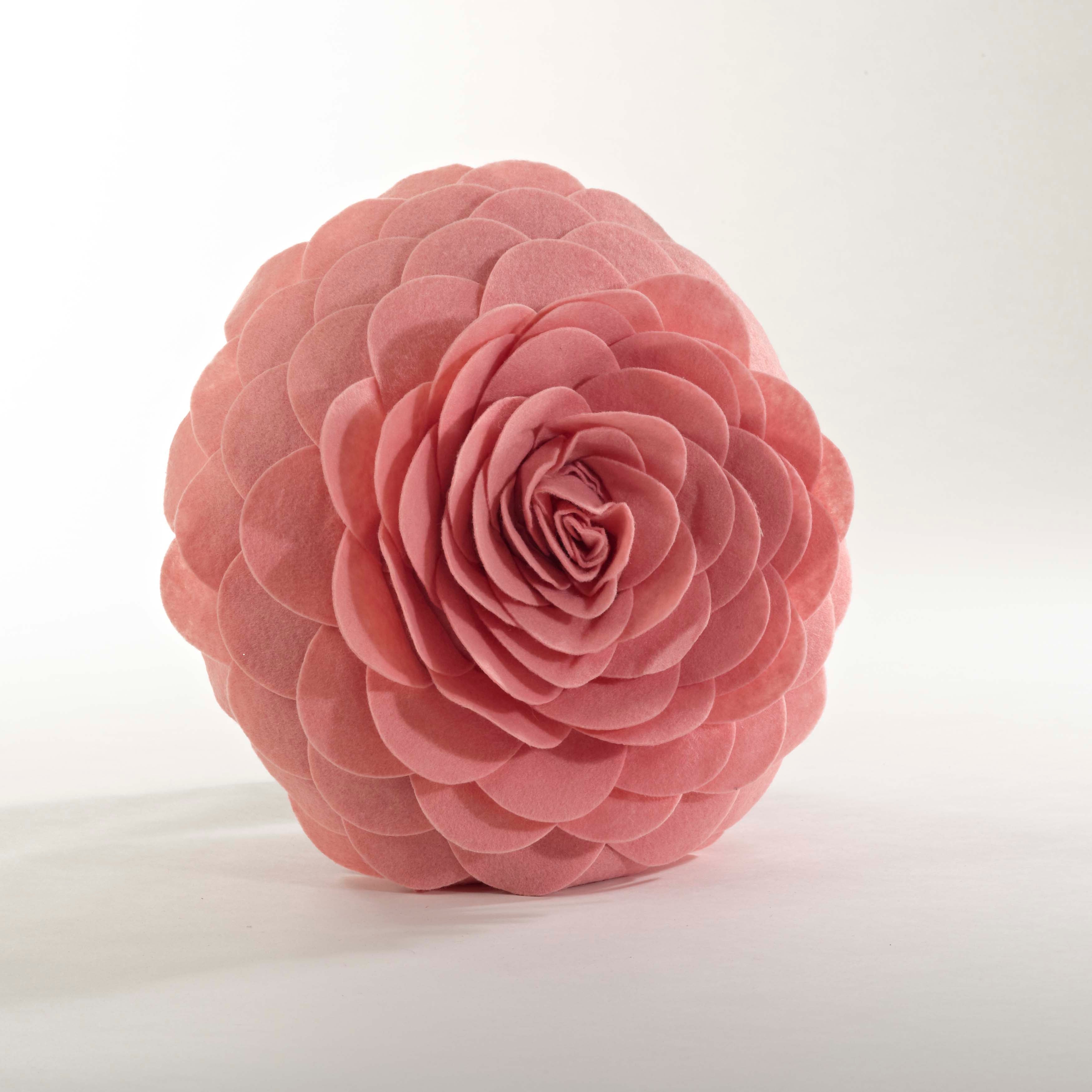 Flower Design Throw Pillow