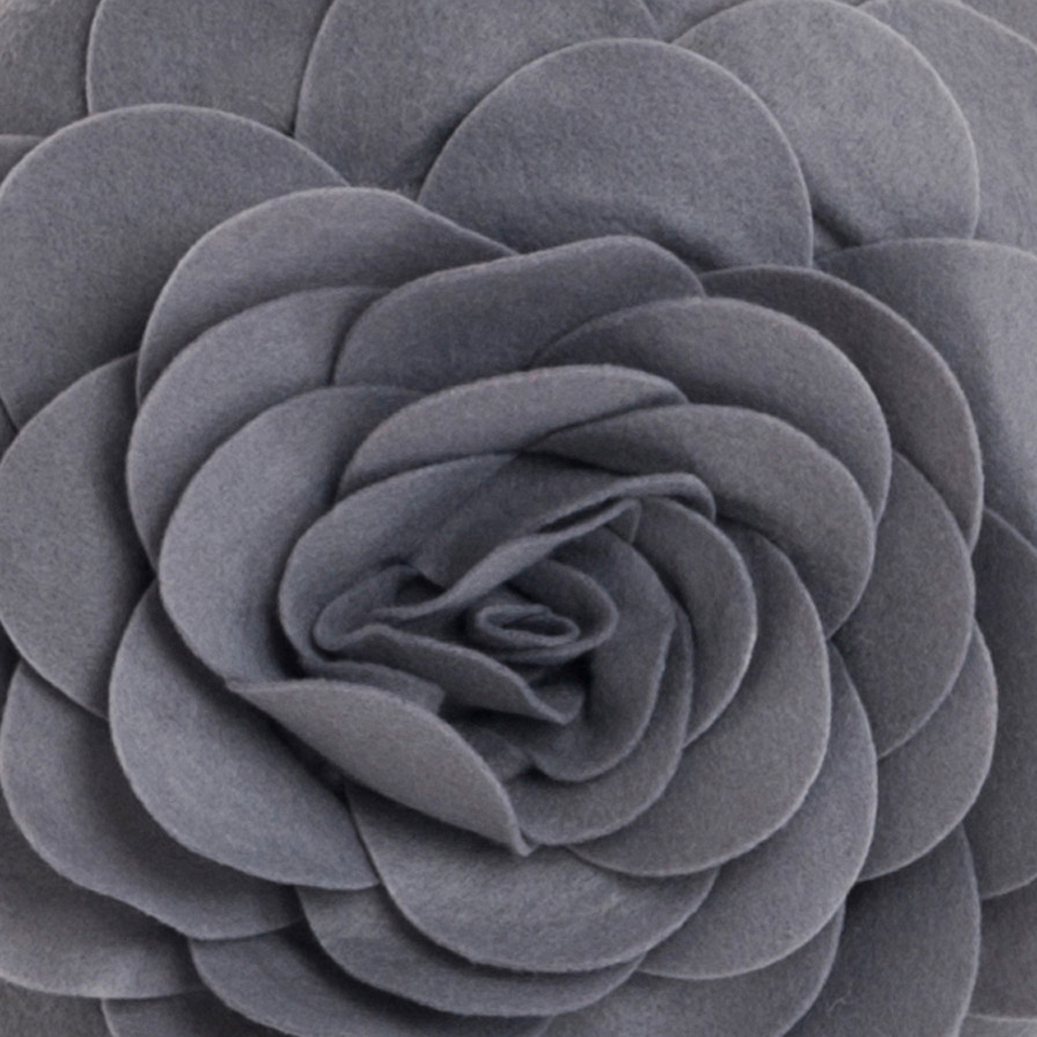 Flower Design Throw Pillow