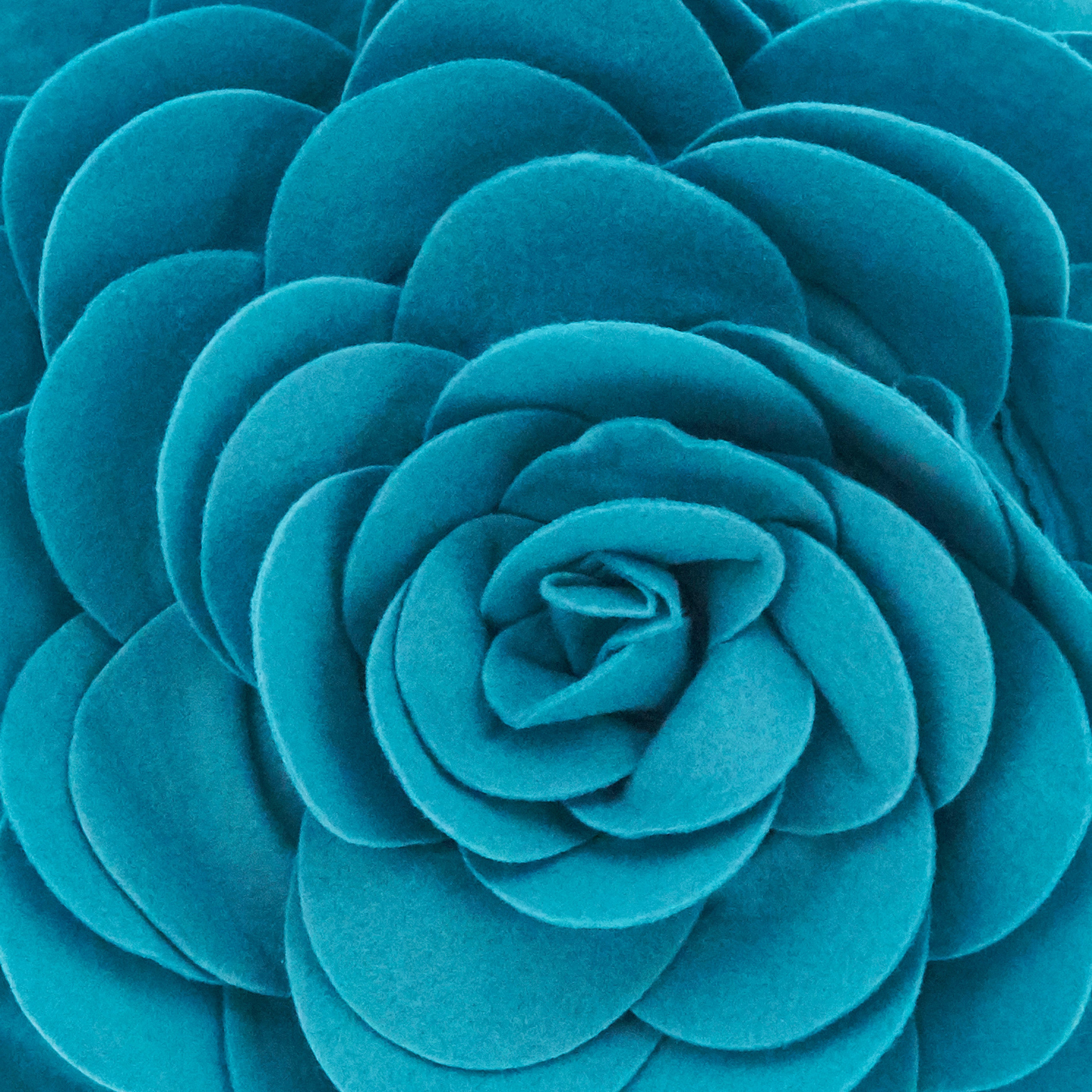 Flower Design Throw Pillow