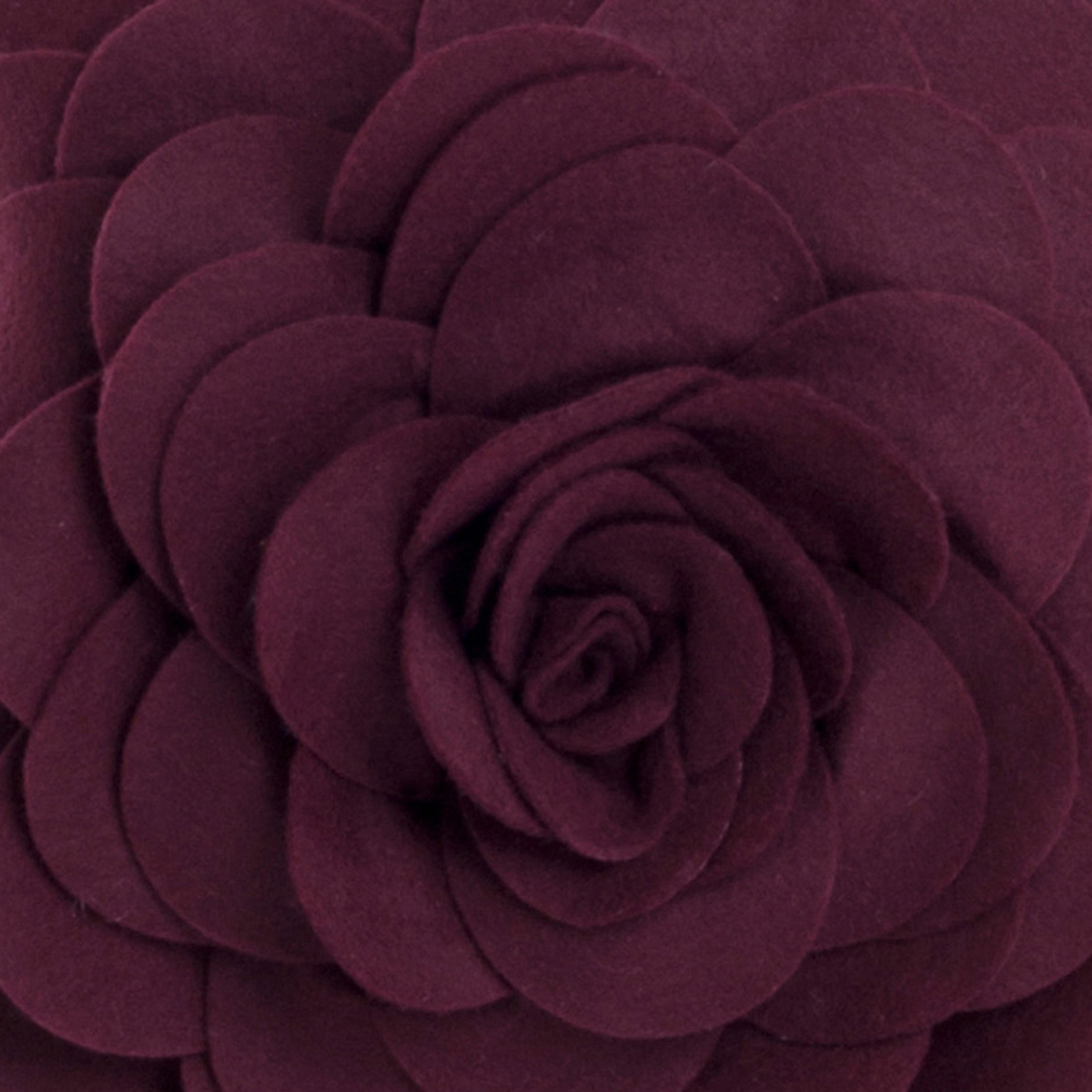 Flower Design Throw Pillow