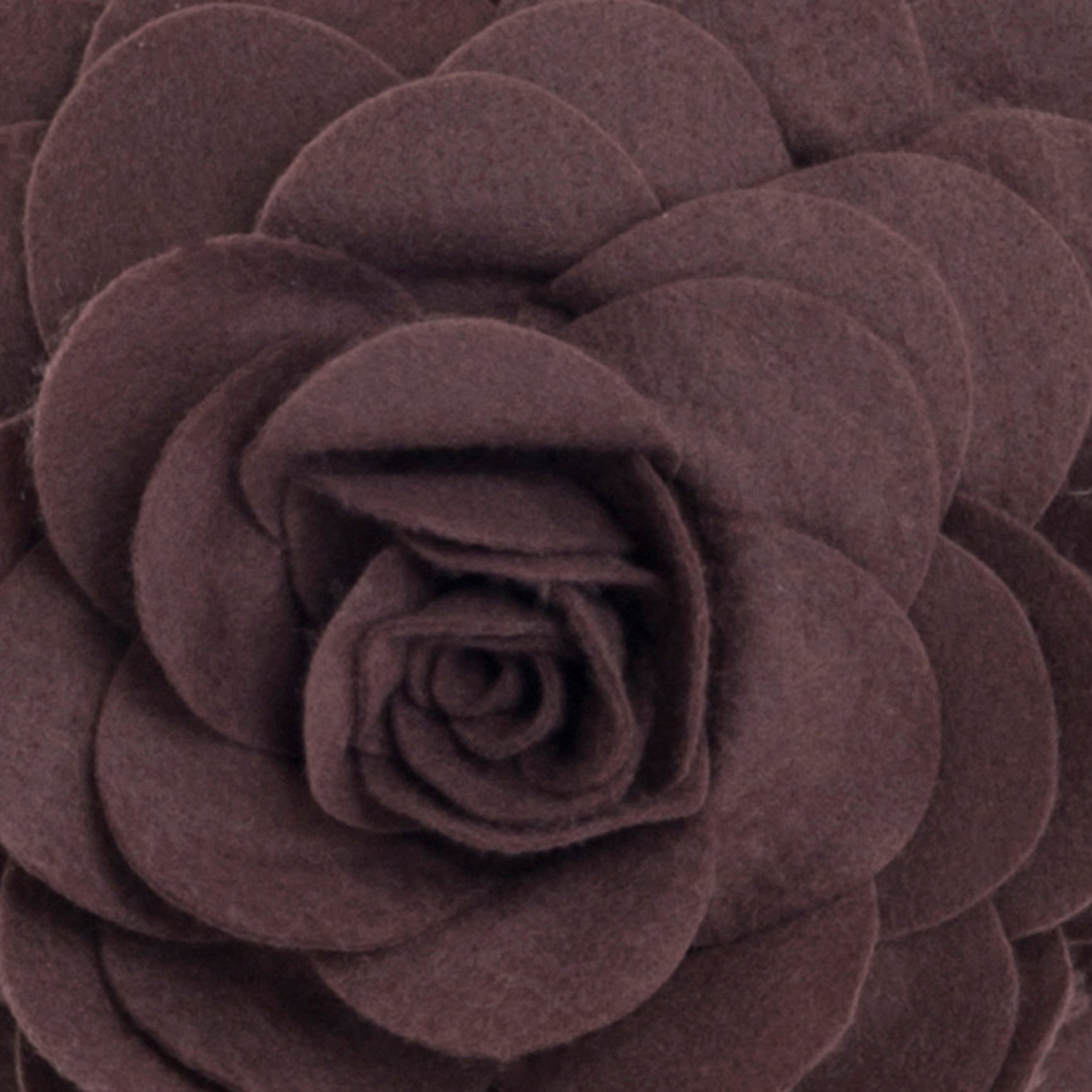Flower Design Throw Pillow