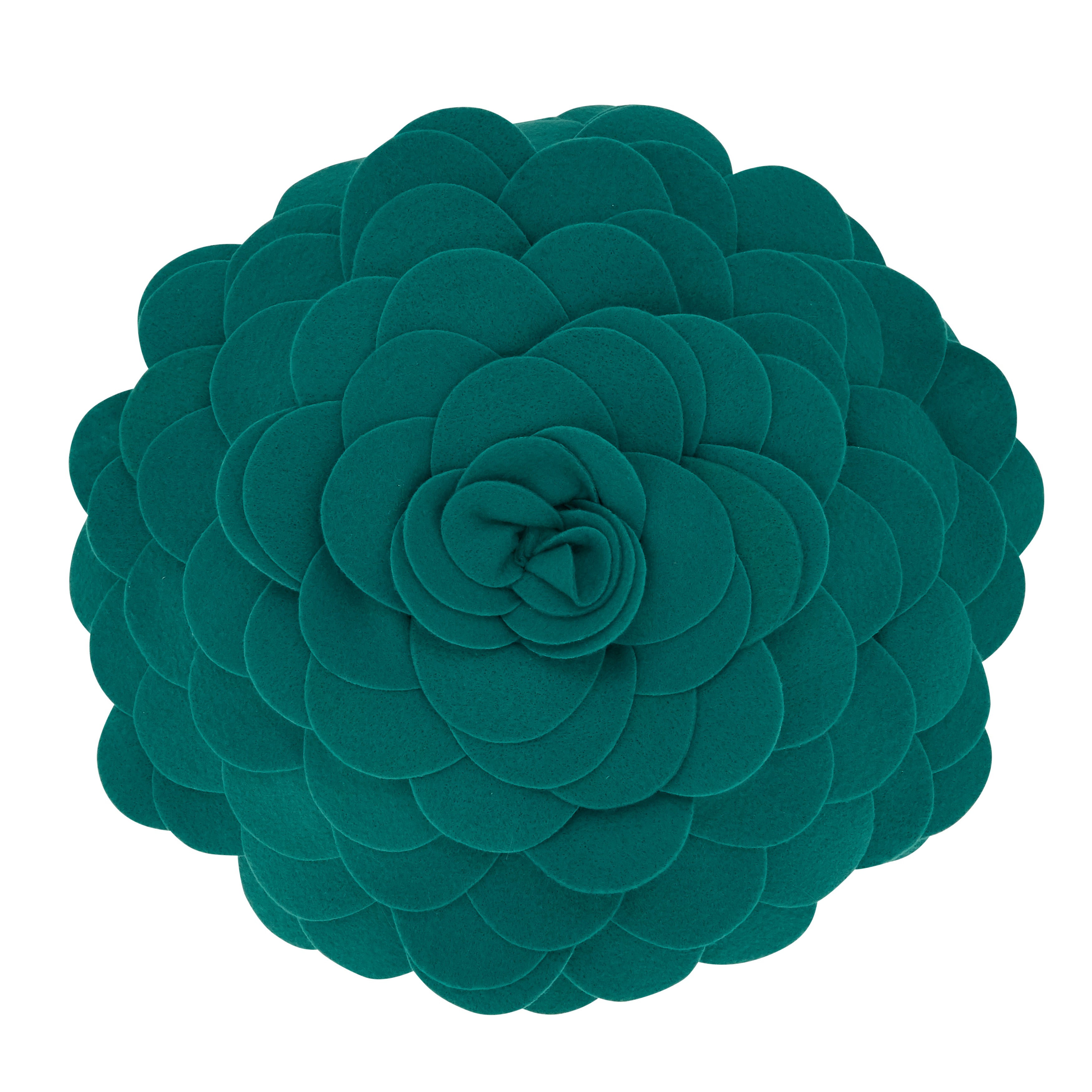 Flower Design Throw Pillow