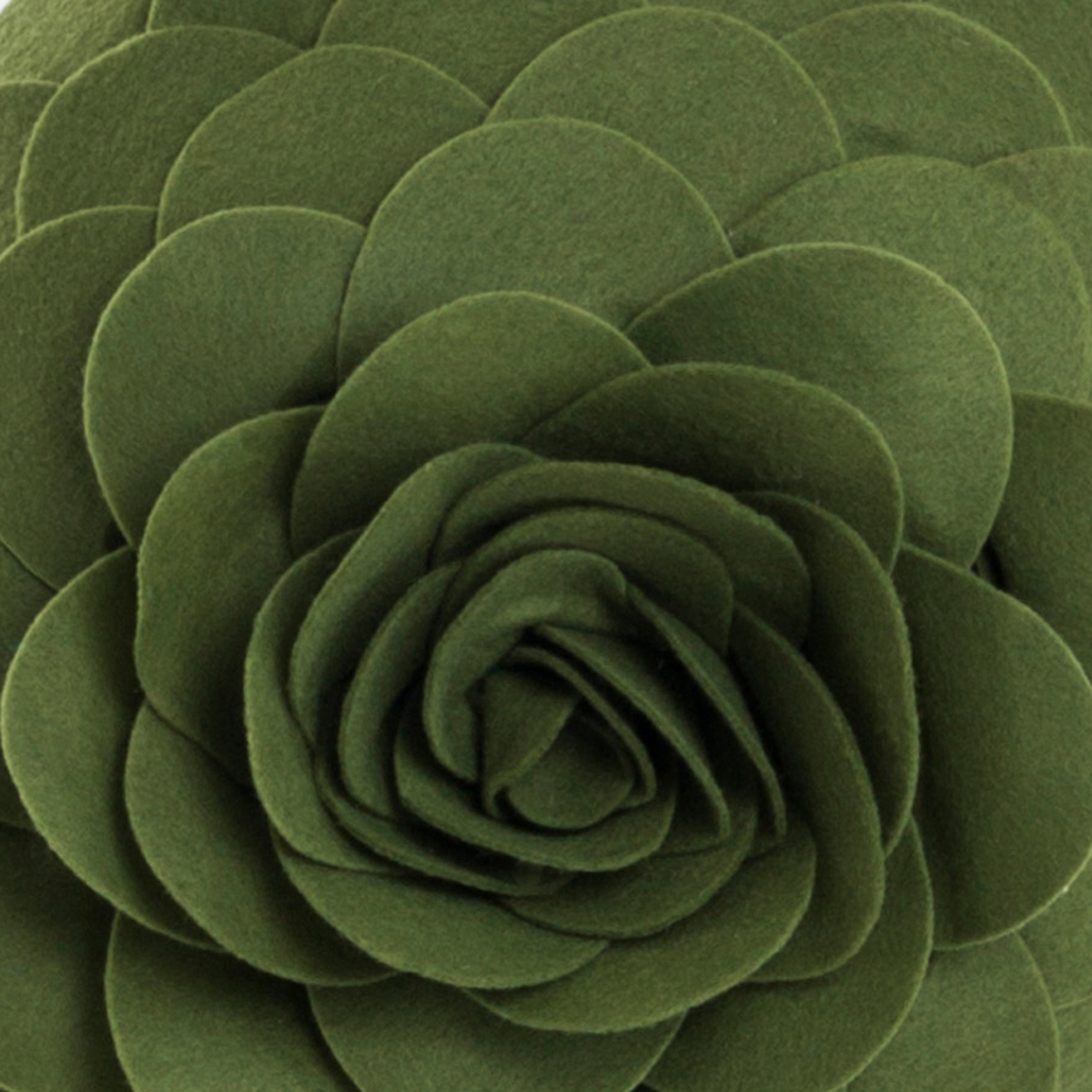 Flower Design Throw Pillow