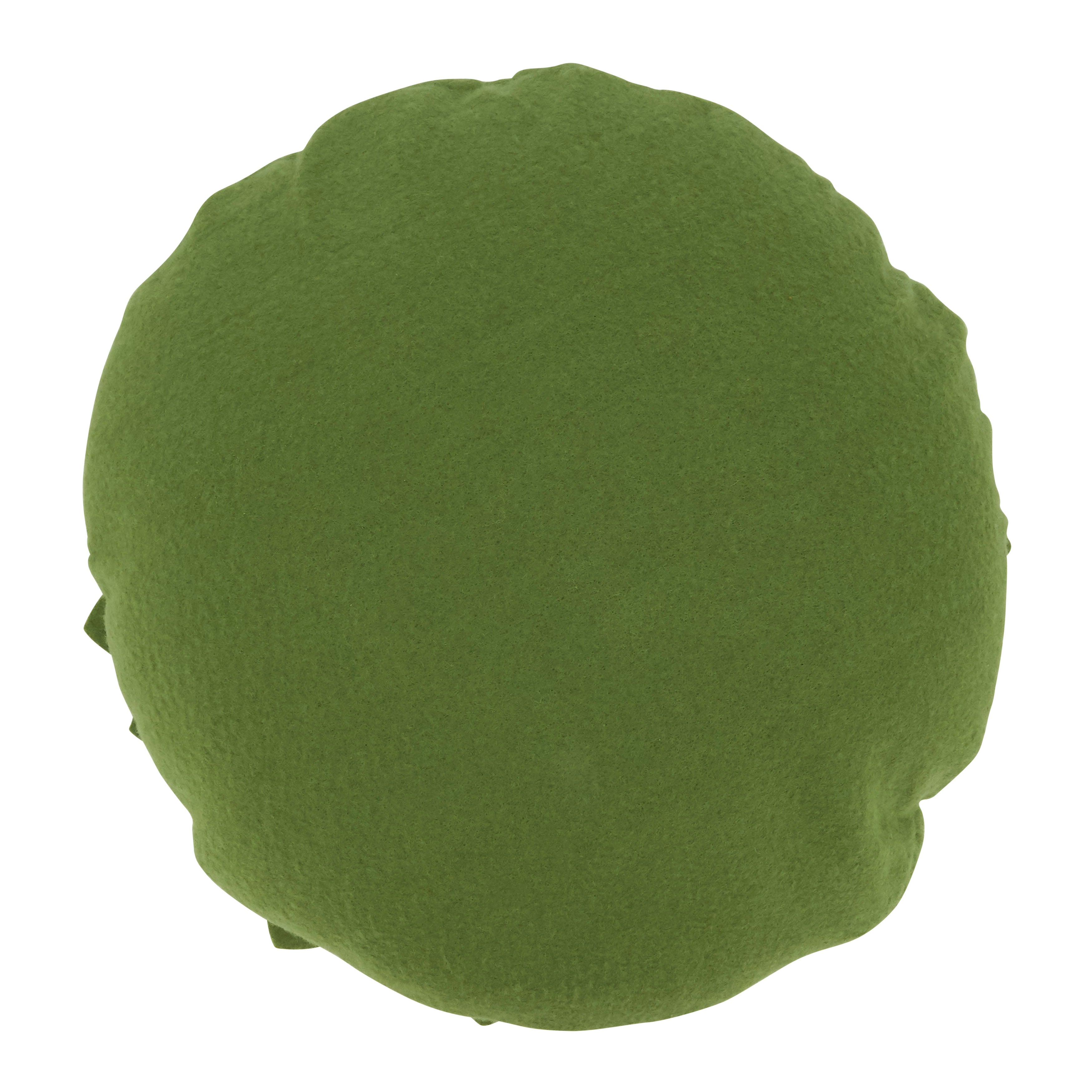 Flower Shaped Felt Throw Pillow