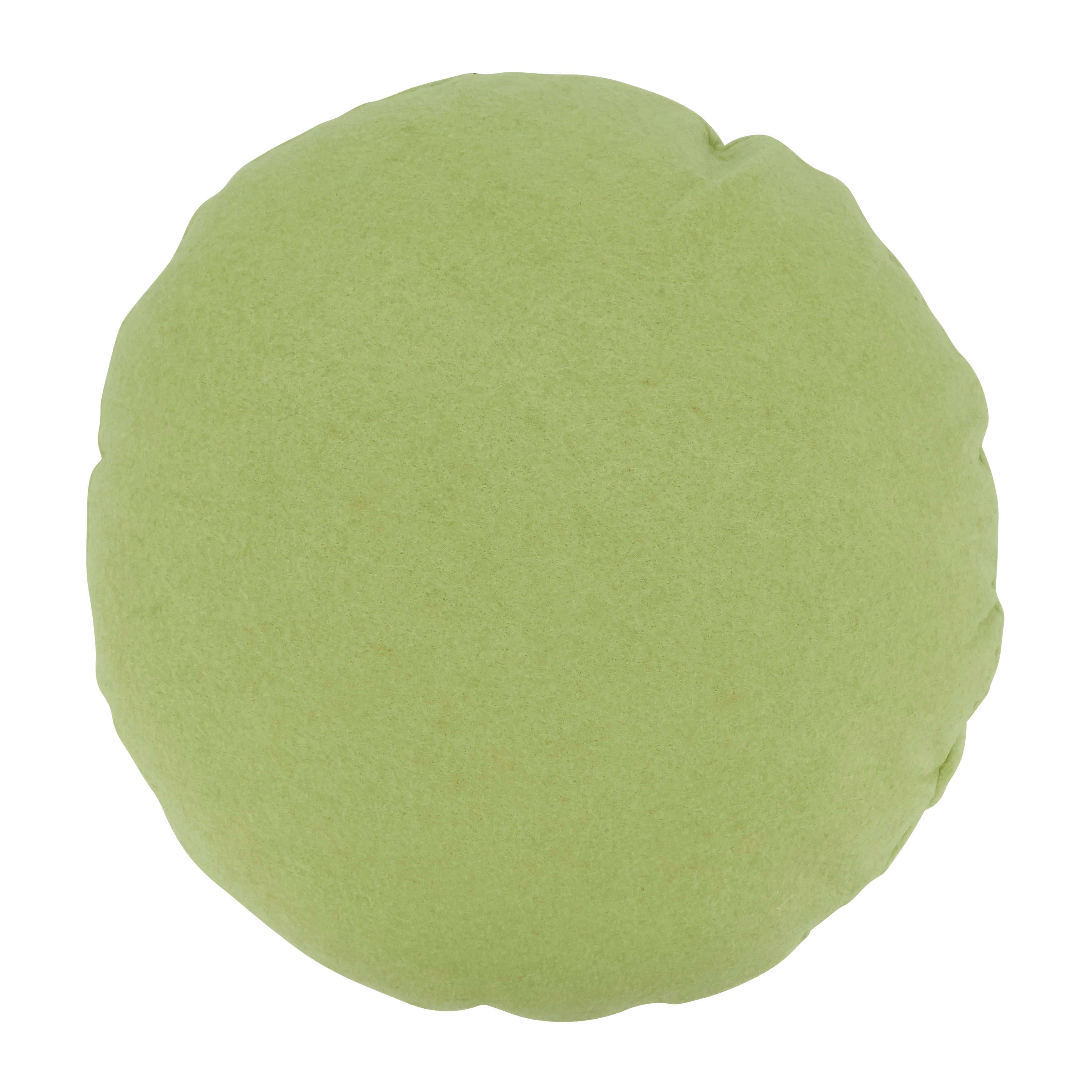 Flower Shaped Felt Throw Pillow