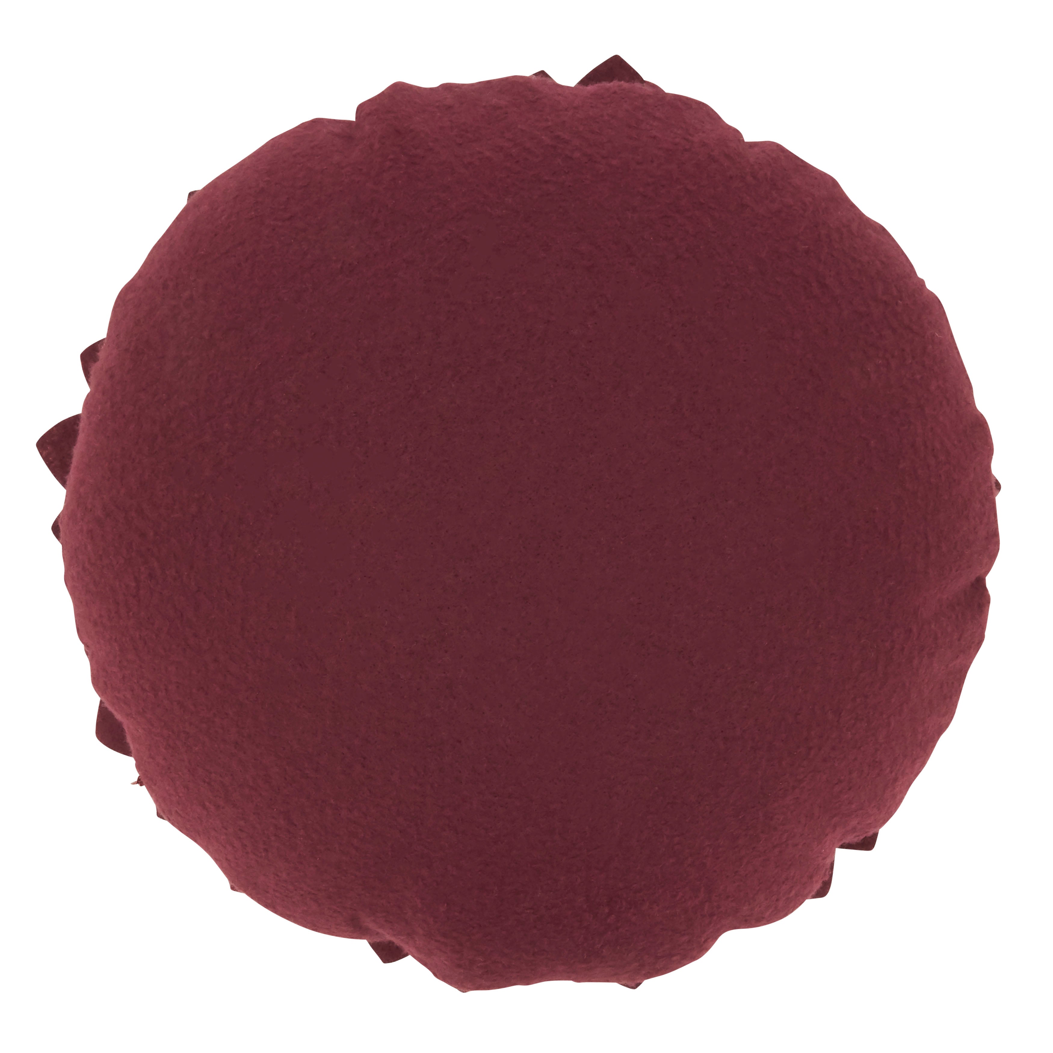 Flower Shaped Felt Throw Pillow
