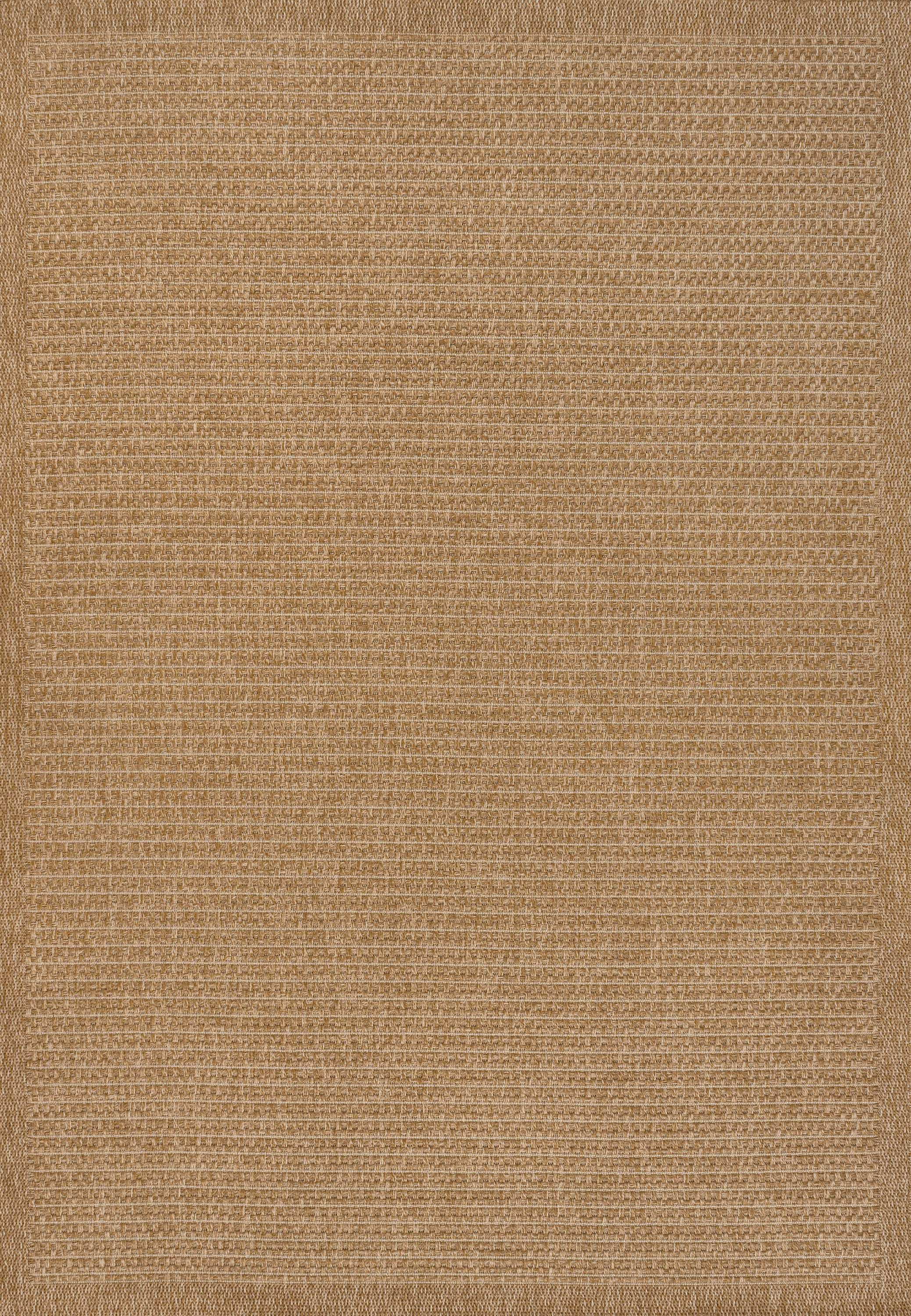 Maxine Easy Jute Contemporary Border Boho Fine Rib Weave Indoor/Outdoor Area Rug