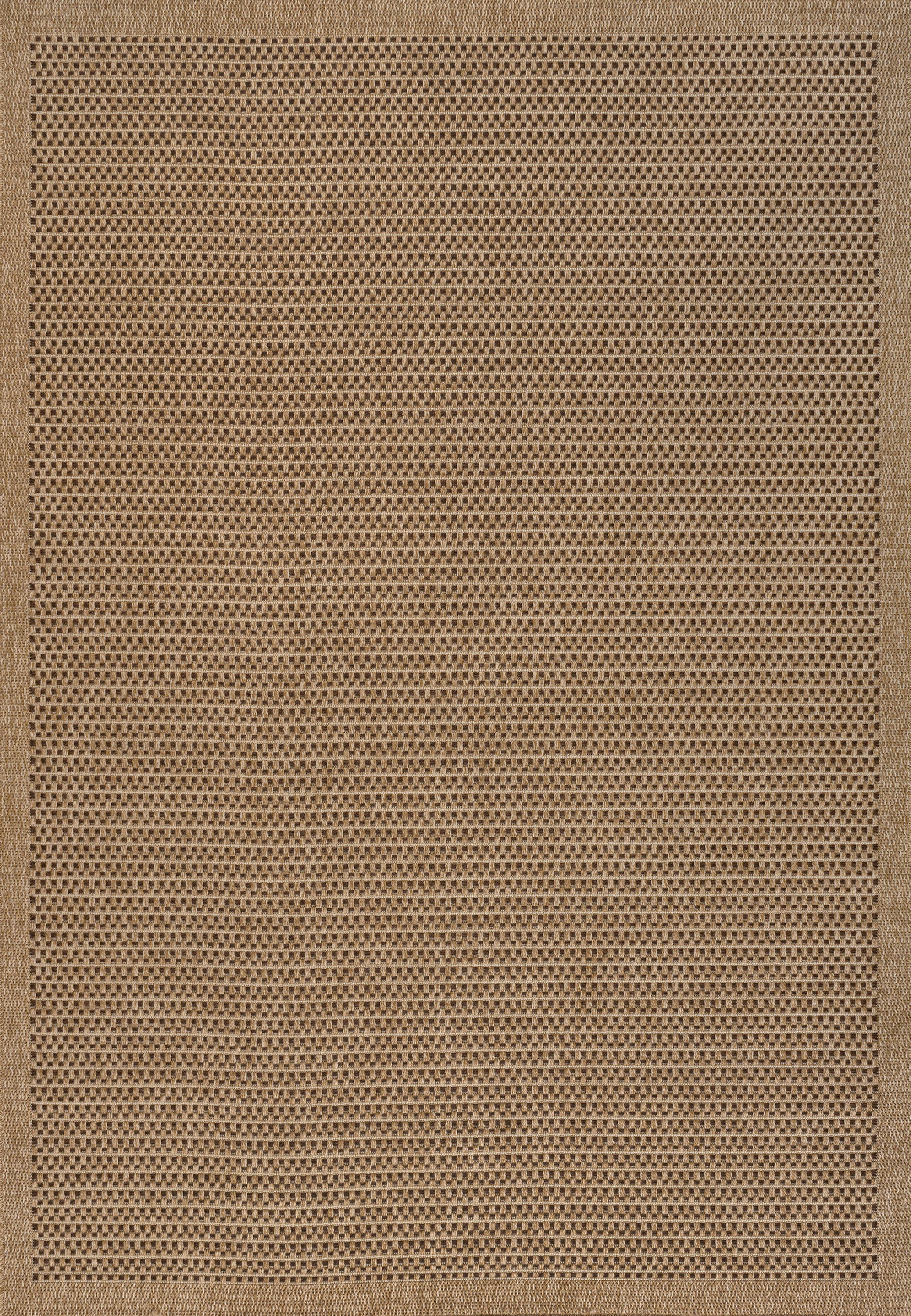 Maxine Easy Jute Contemporary Border Boho Fine Rib Weave Indoor/Outdoor Area Rug