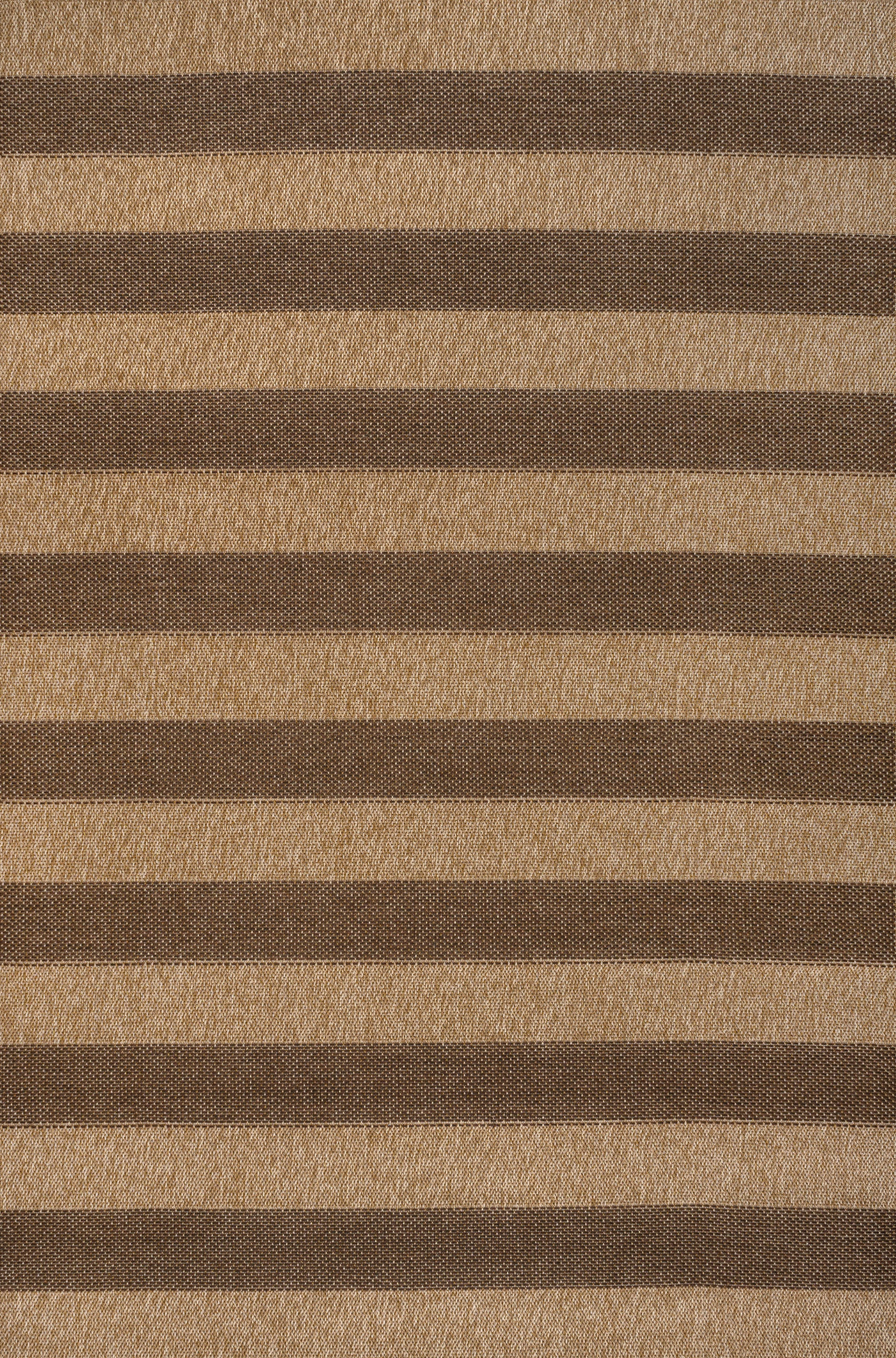 Sutton Easy Jute Modern Geometric Boho Stripe Indoor/Outdoor Area Rug