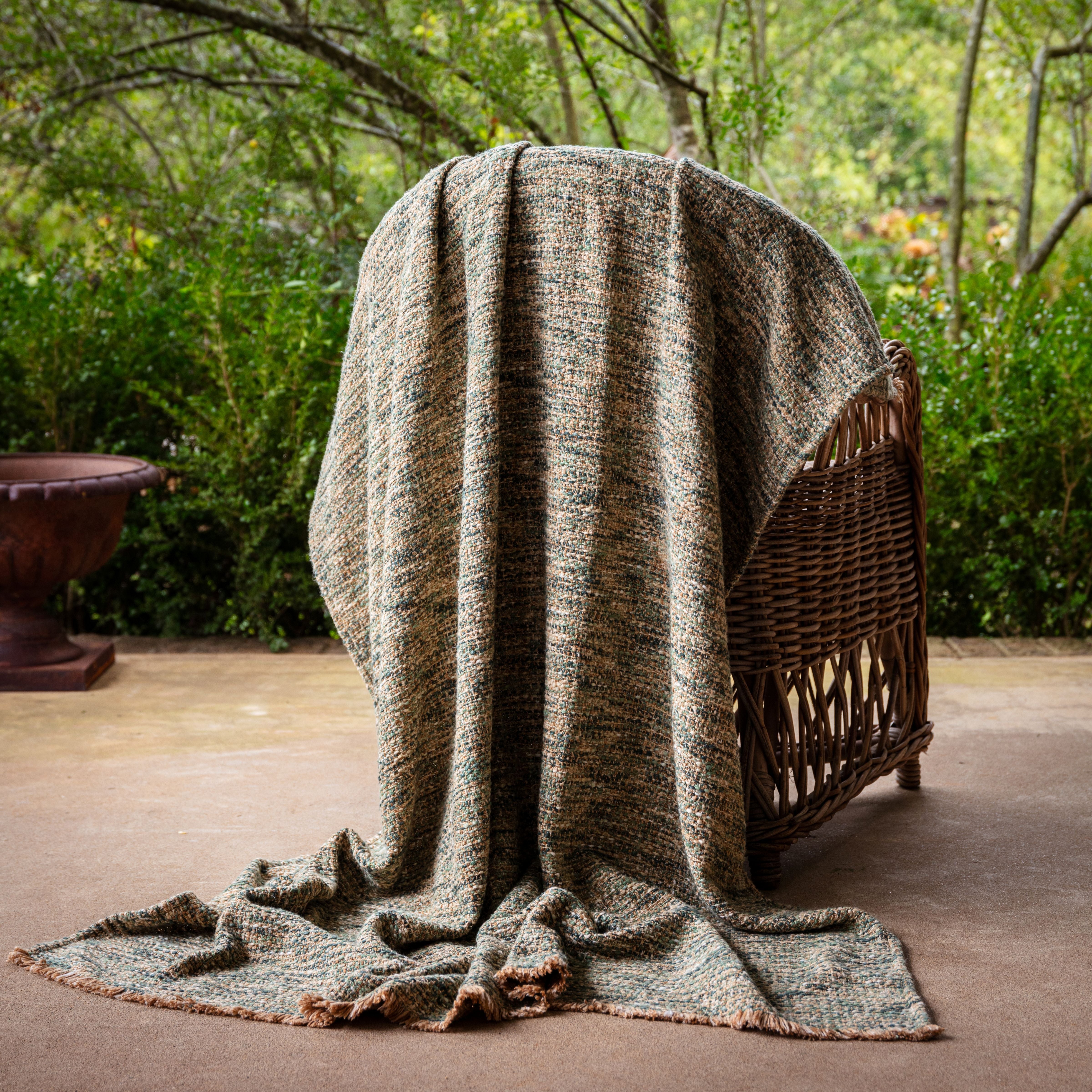 Fennel Nubby Throw Blanket
