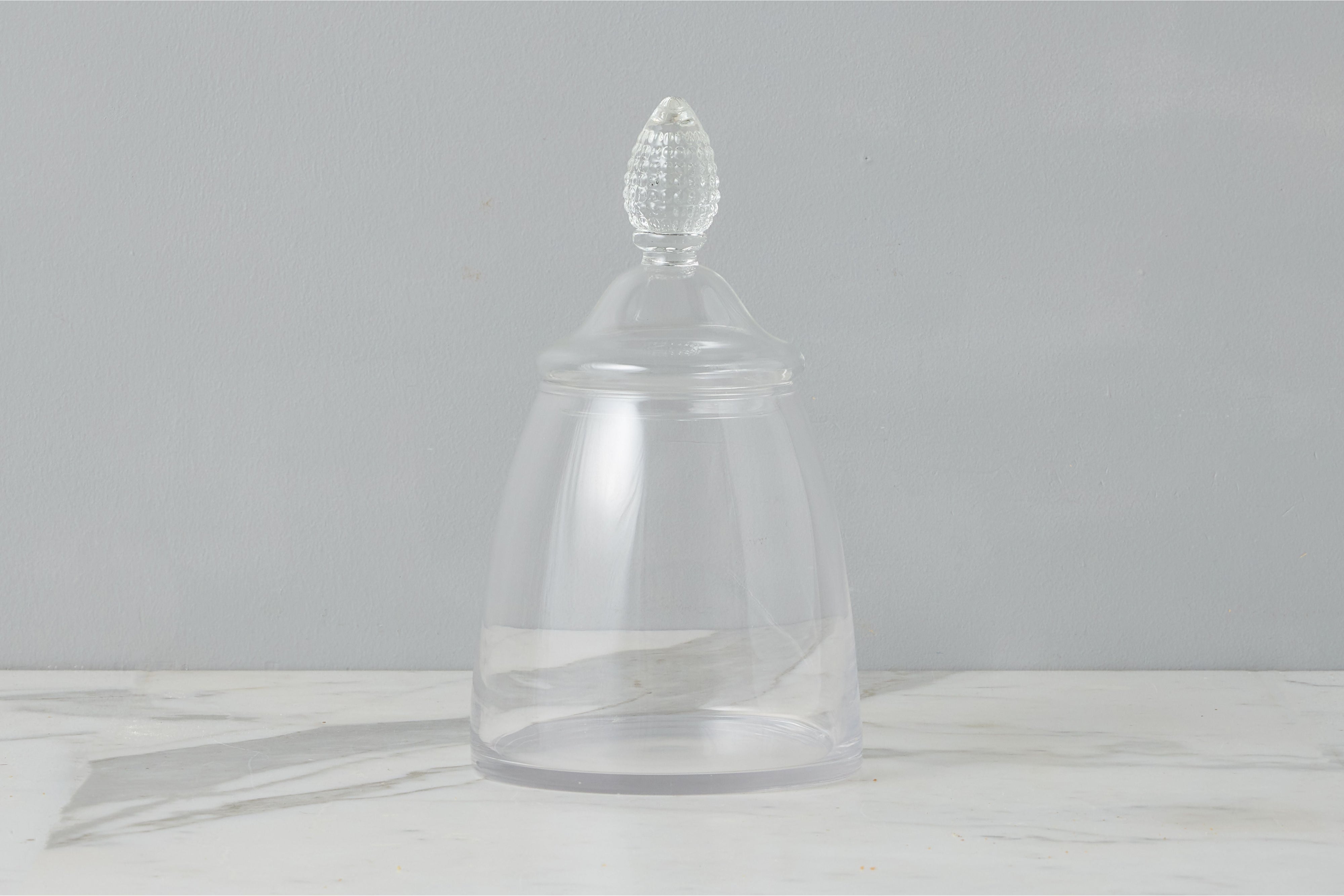 Glass Teardrop Jar with Lid